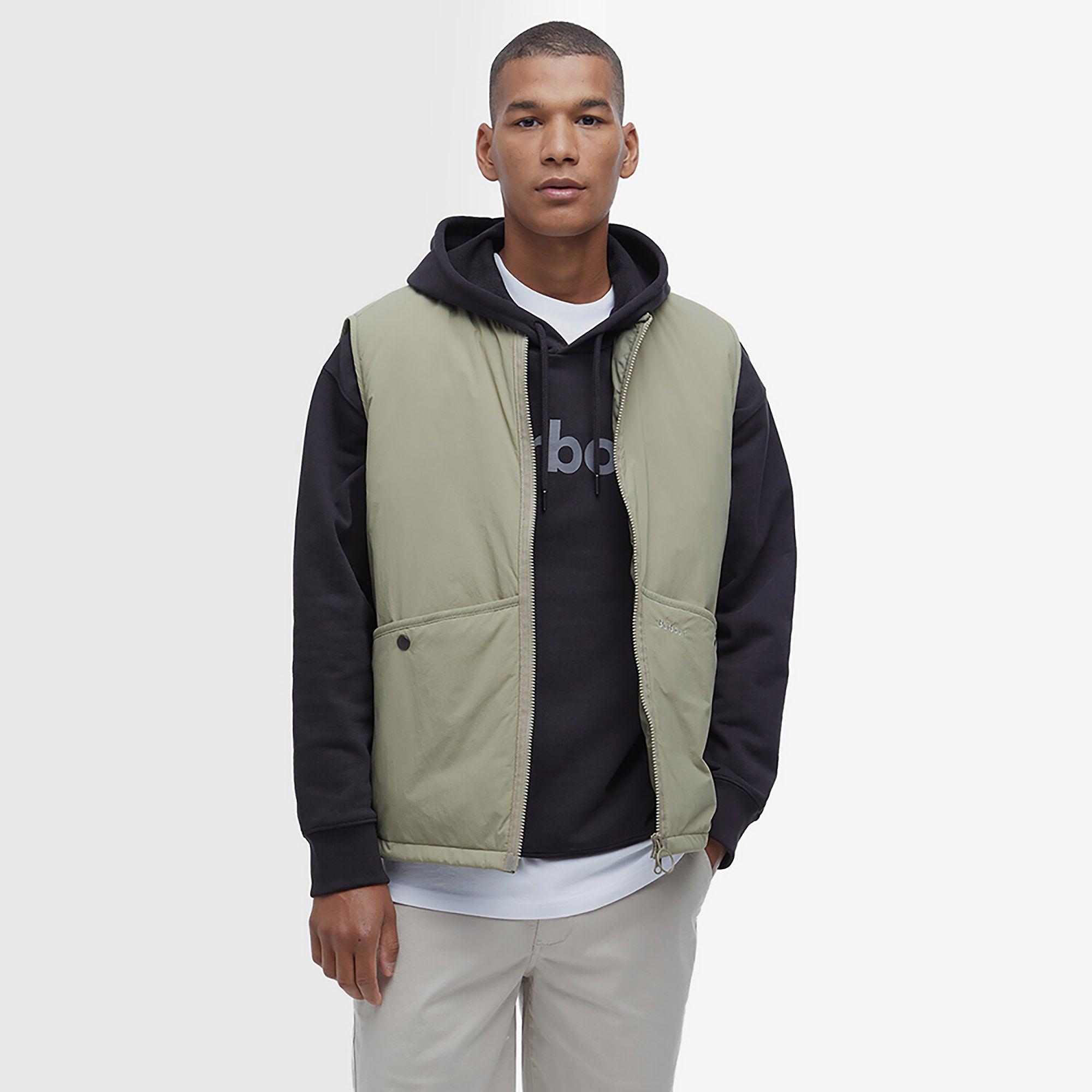 Product image 2 of 7 of Barbour Men's Re-Engineered Liddesdale Gilet - Bleached Olive