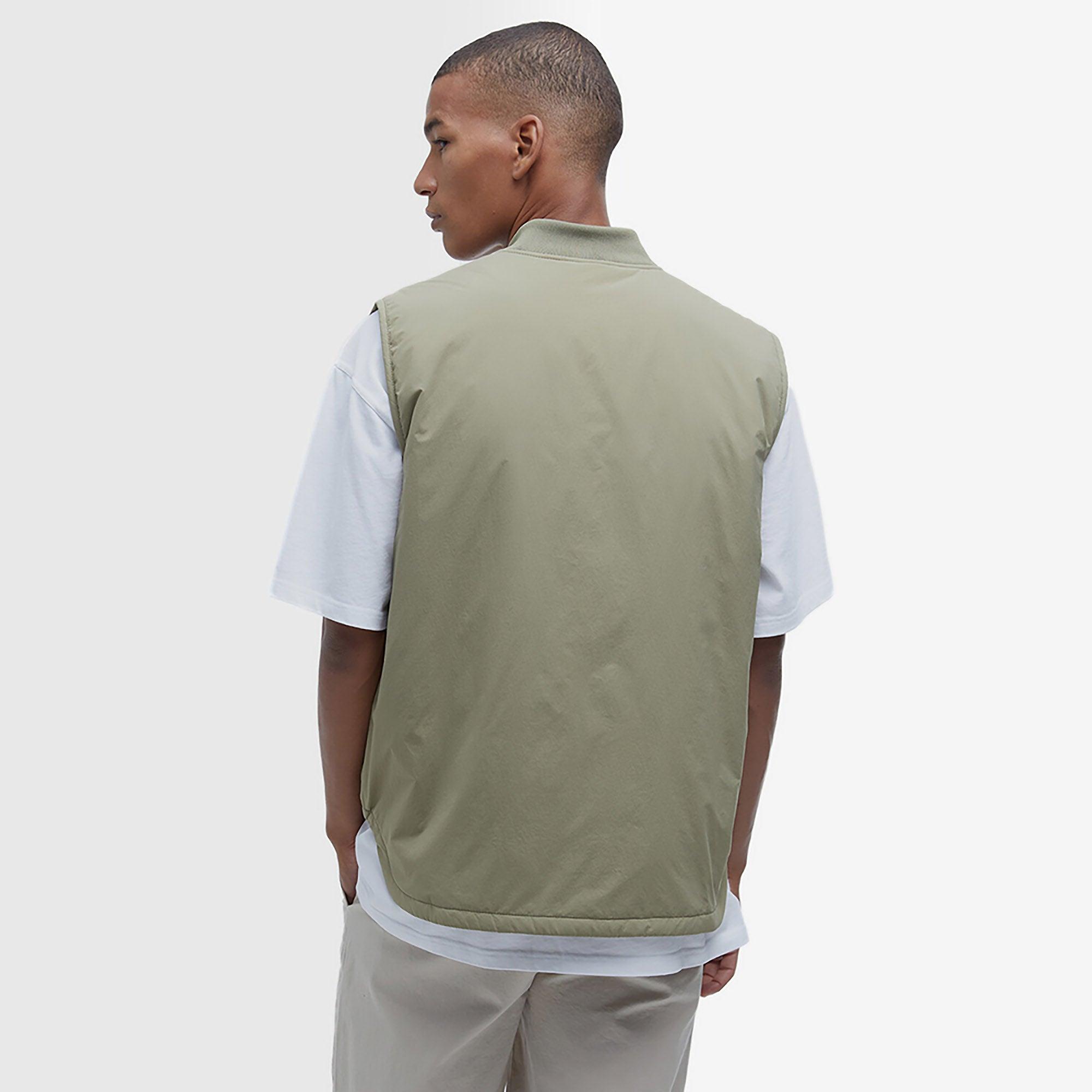 Product image 4 of 7 of Barbour Men's Re-Engineered Liddesdale Gilet - Bleached Olive