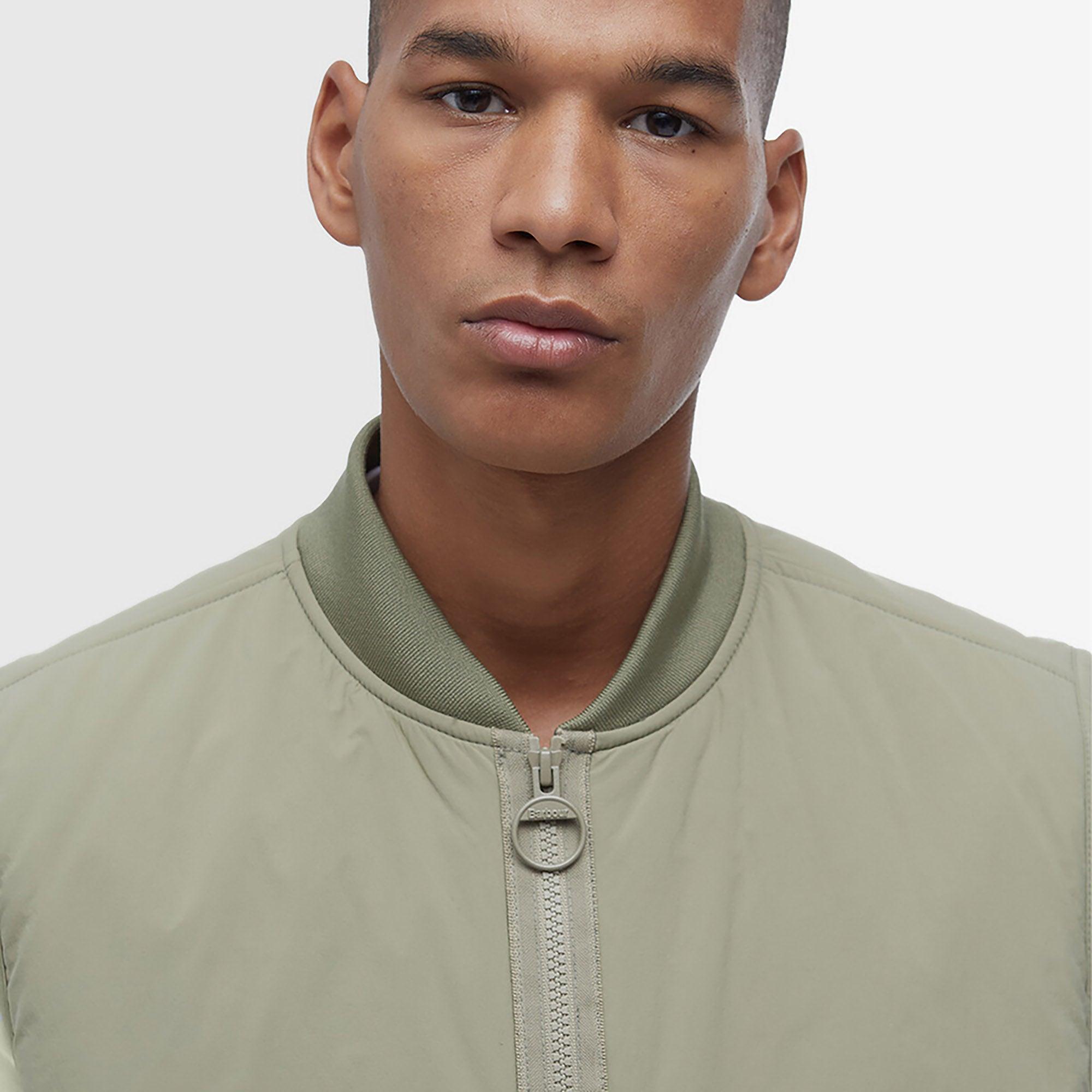 Product image 6 of 7 of Barbour Men's Re-Engineered Liddesdale Gilet - Bleached Olive