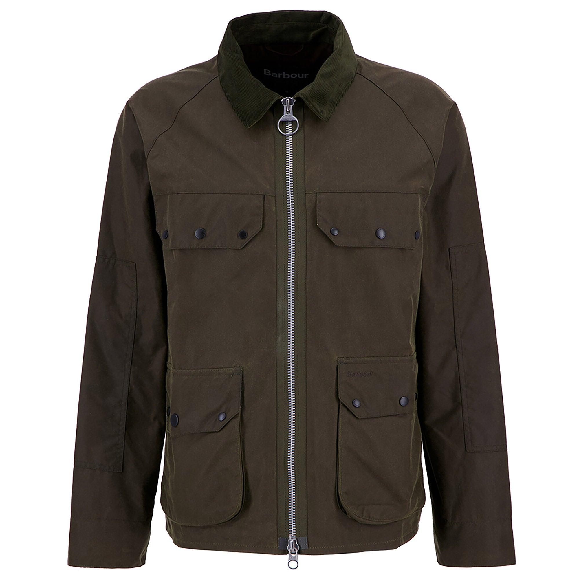 Product image 1 of 6 of Barbour Men's Re-Engineered Short Bedale Wax Jacket - Beech
