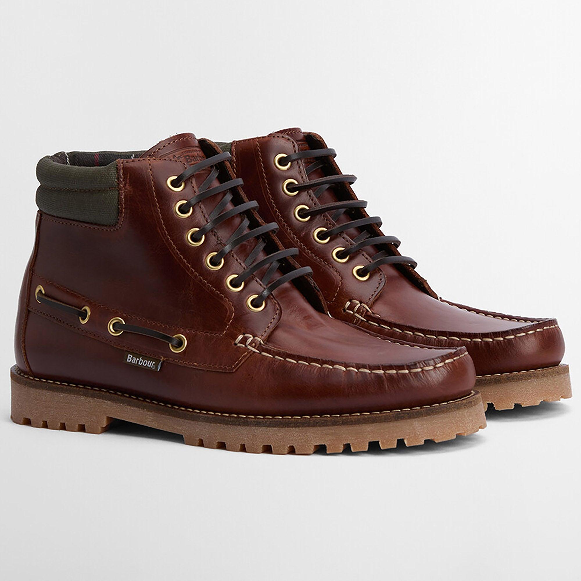 Product image 2 of 8 of Barbour Men's Tiller Moccasin Boots - Mahogany
