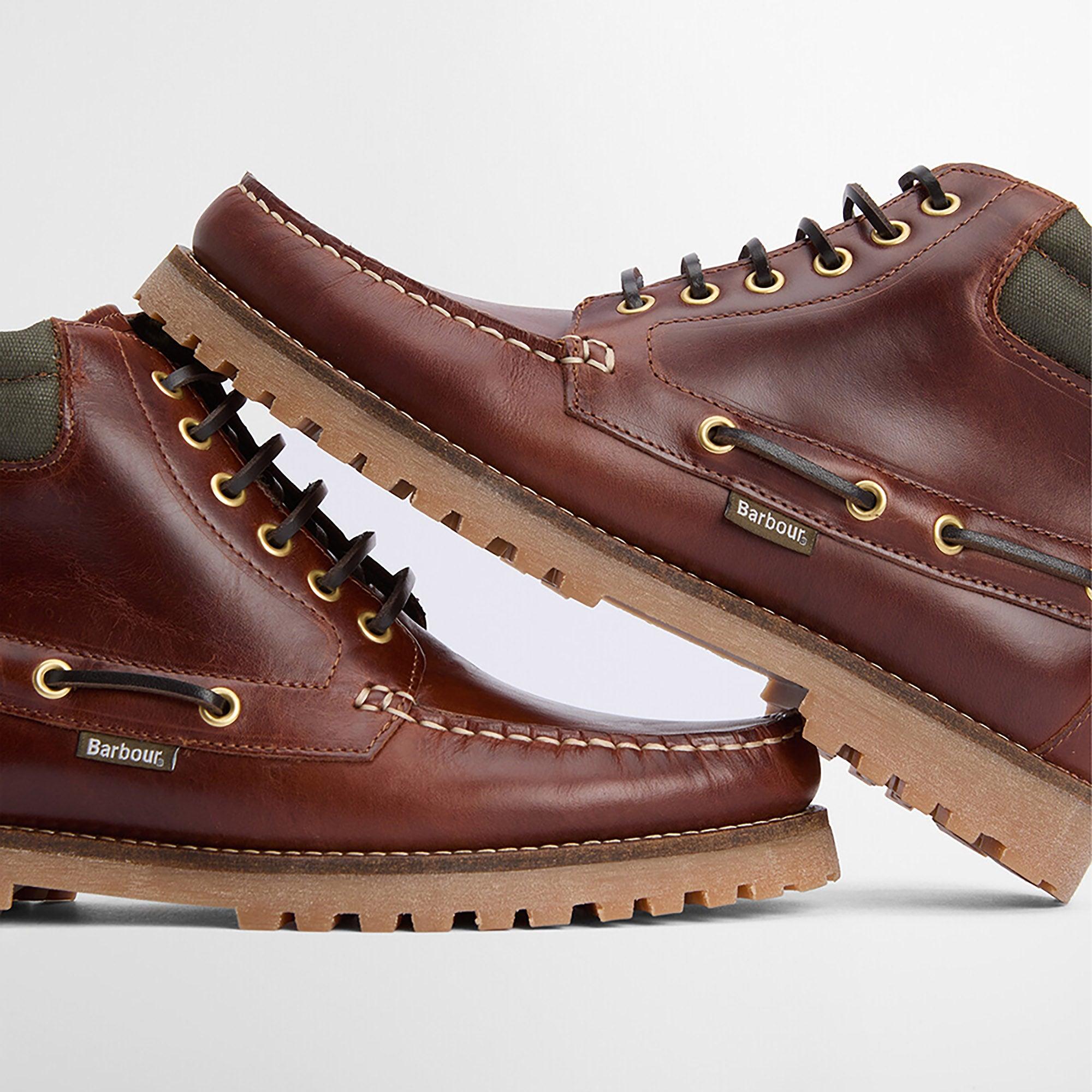 Product image 6 of 8 of Barbour Men's Tiller Moccasin Boots - Mahogany