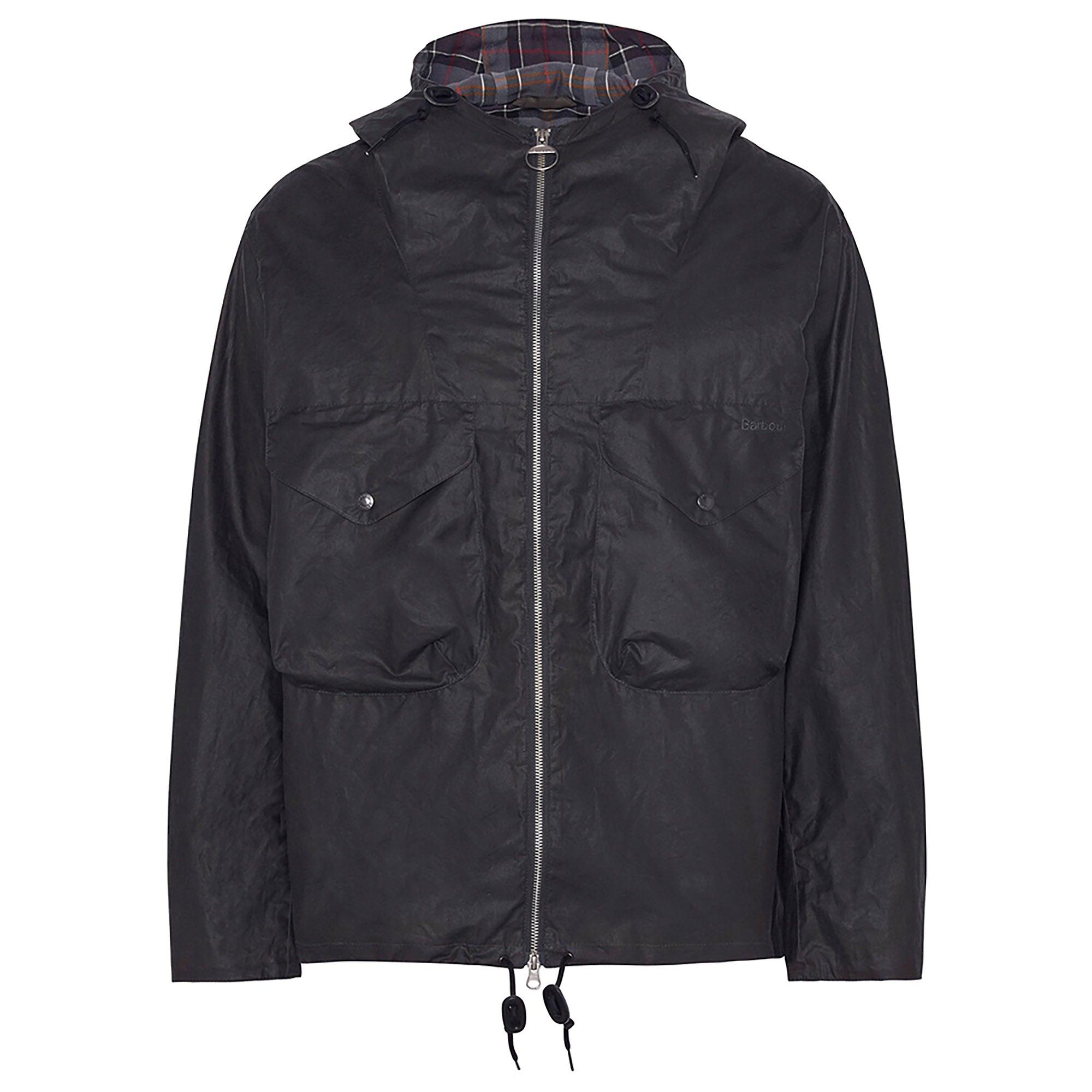 Product image 1 of 8 of Barbour Men's Utility Sapper Wax Jacket - Charcoal