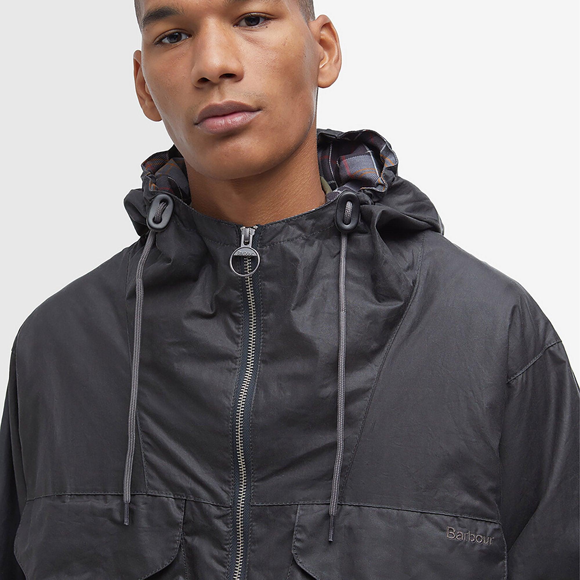 Product image 5 of 8 of Barbour Men's Utility Sapper Wax Jacket - Charcoal