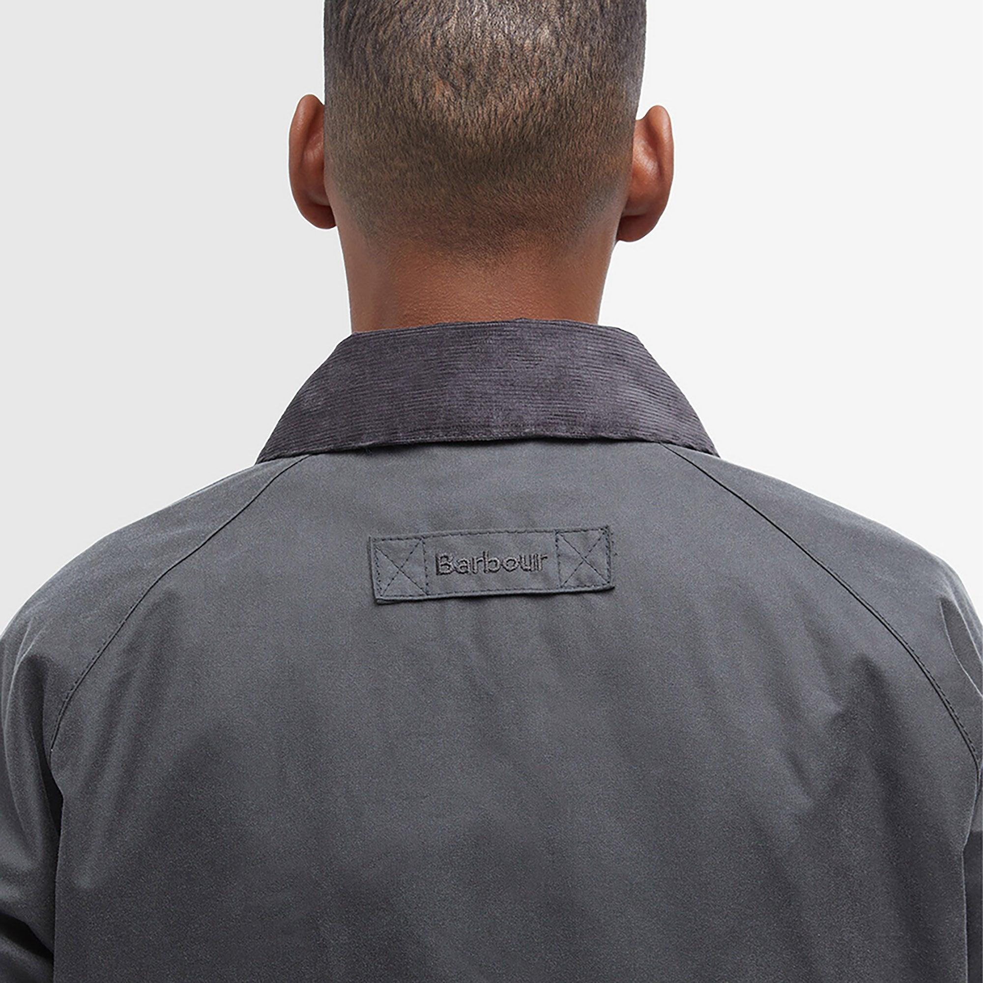 Product image 7 of 8 of Barbour Men's Utility Spey Wax Jacket - Charcoal