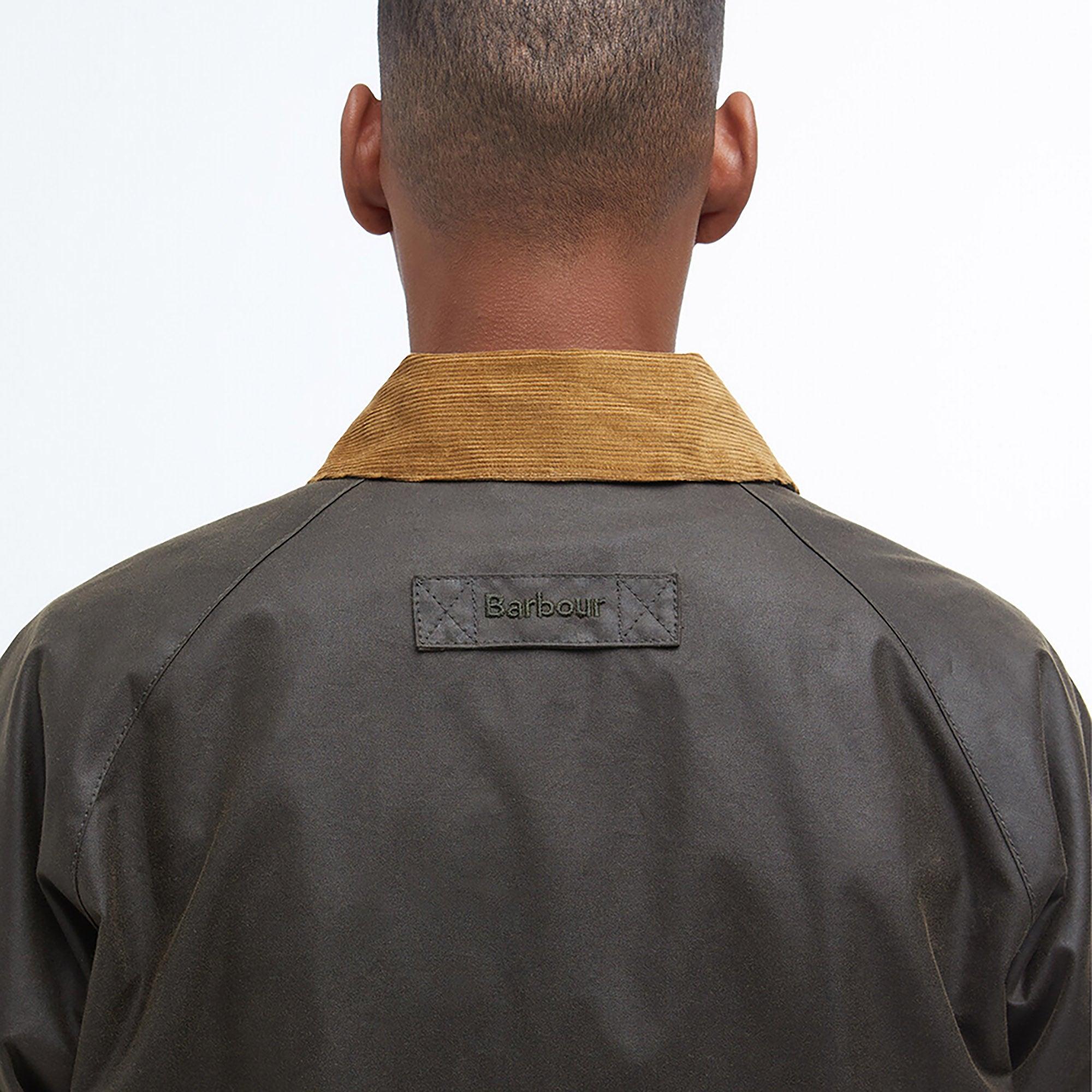 Product image 7 of 8 of Barbour Men's Utility Spey Wax Jacket - Olive