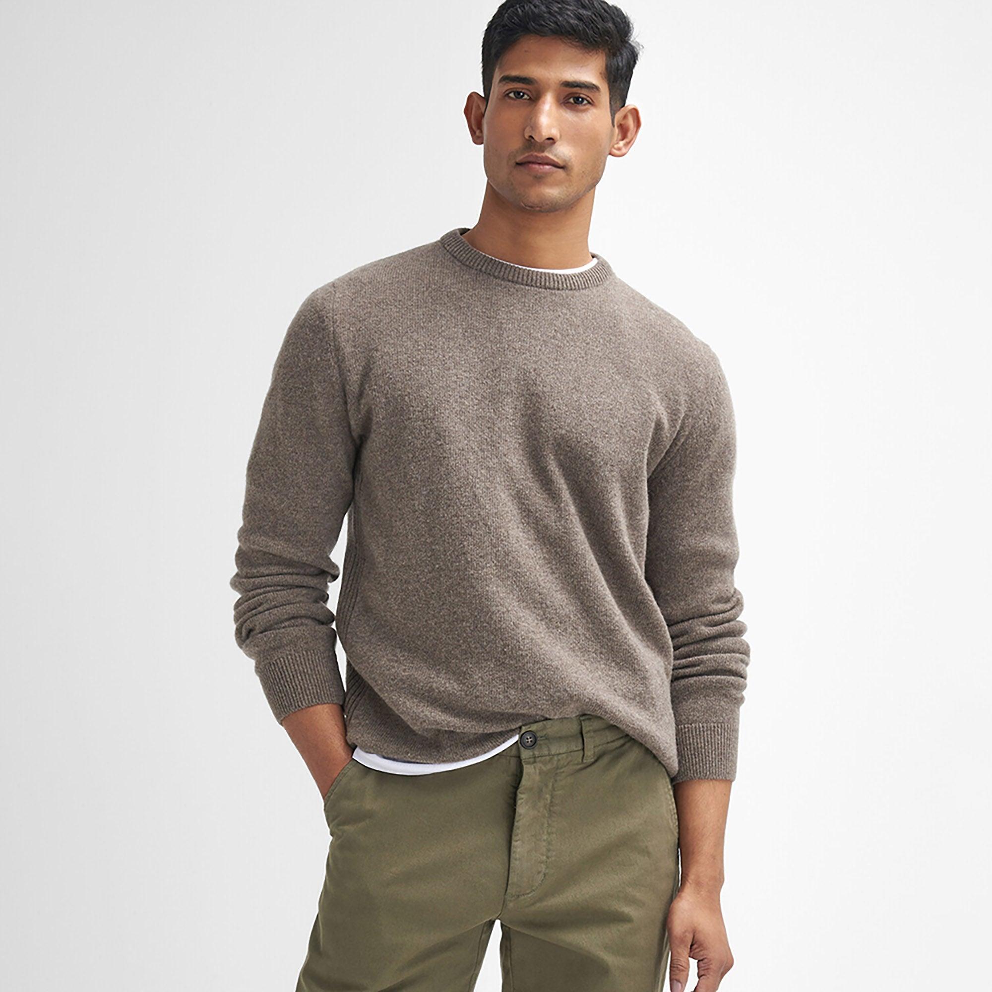 Product image 5 of 7 of Barbour Men's Washed Stretch Tailored Trousers - Olive