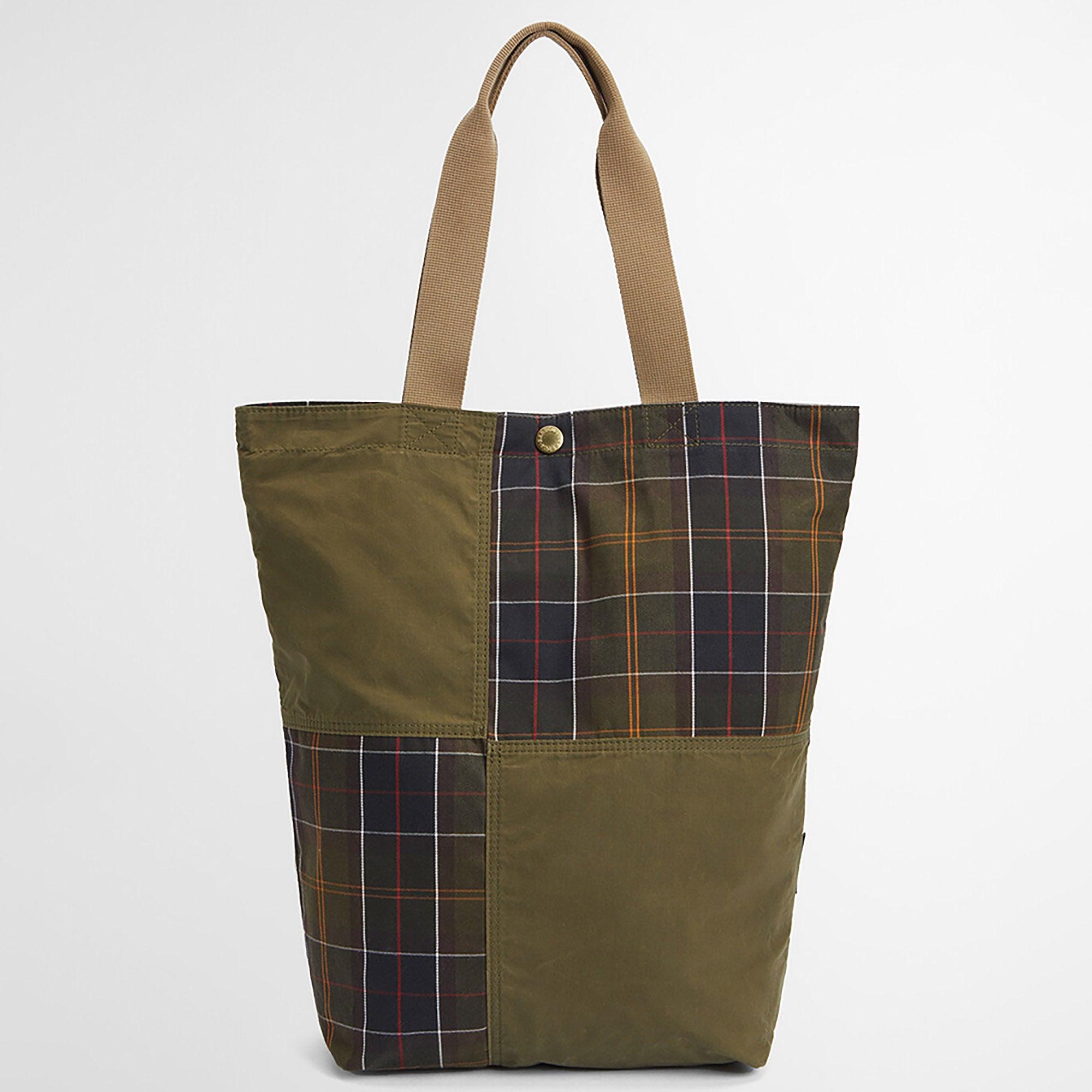Product image 12 of 12 of Barbour Transport Patchwork Tote Bag - Dusky Green