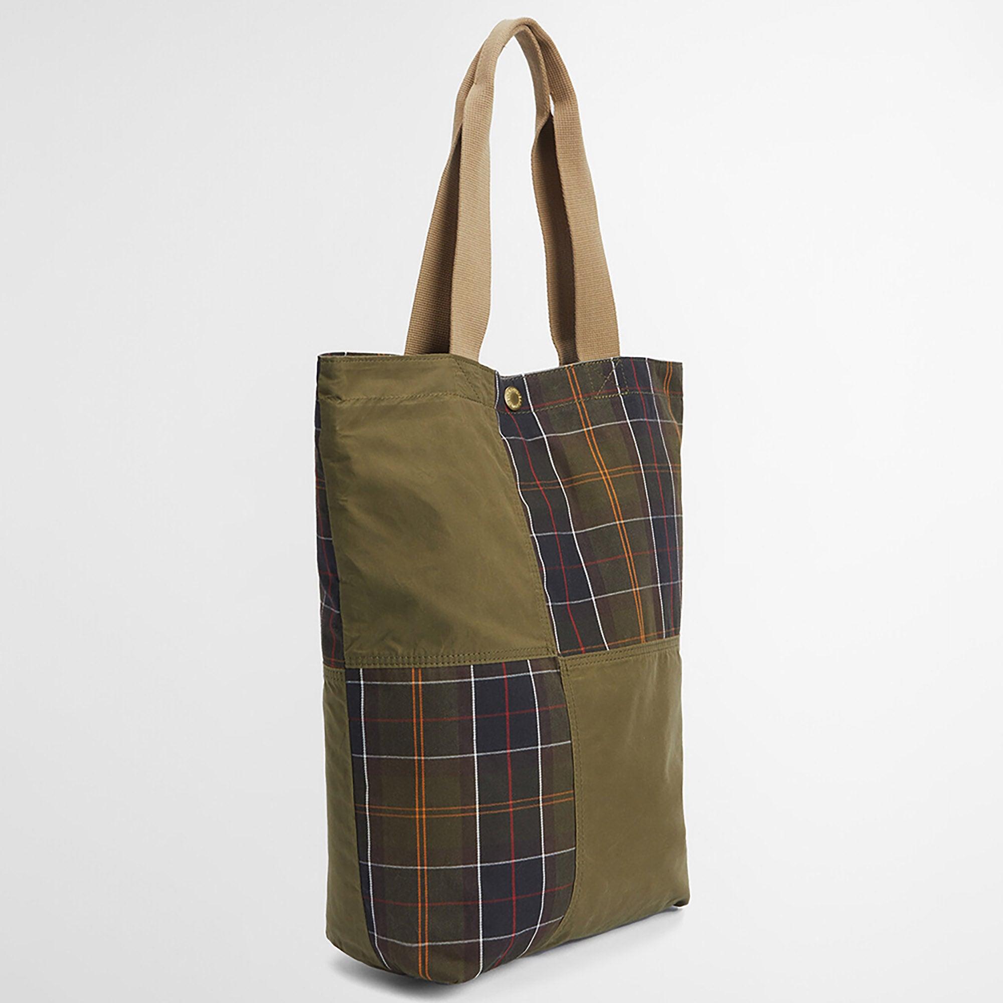 Product image 3 of 12 of Barbour Transport Patchwork Tote Bag - Dusky Green