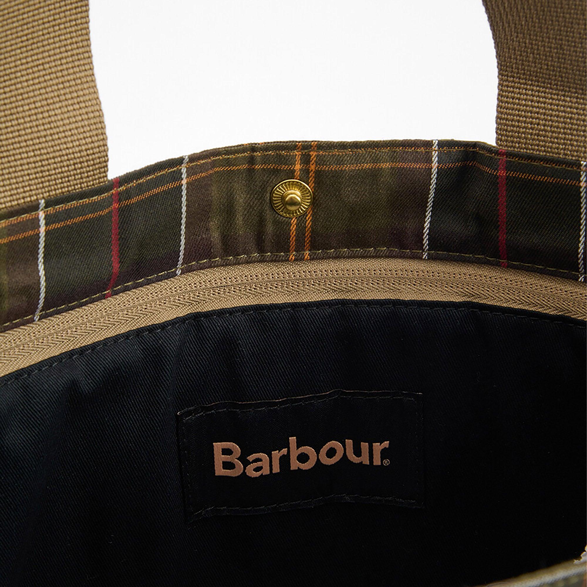Product image 6 of 12 of Barbour Transport Patchwork Tote Bag - Dusky Green
