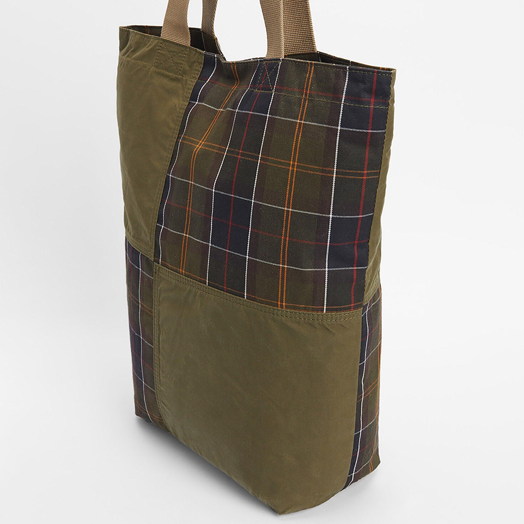 Product image 7 of 12 of Barbour Transport Patchwork Tote Bag - Dusky Green