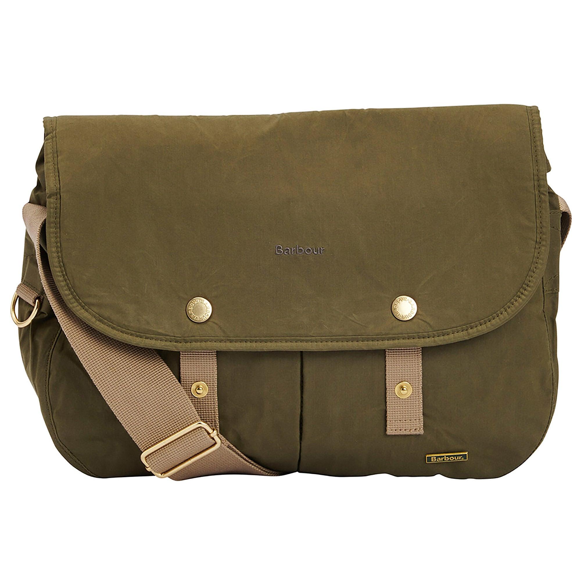 Product image 1 of 7 of Barbour Transport Riever Crossbody Bag - Dusky Green