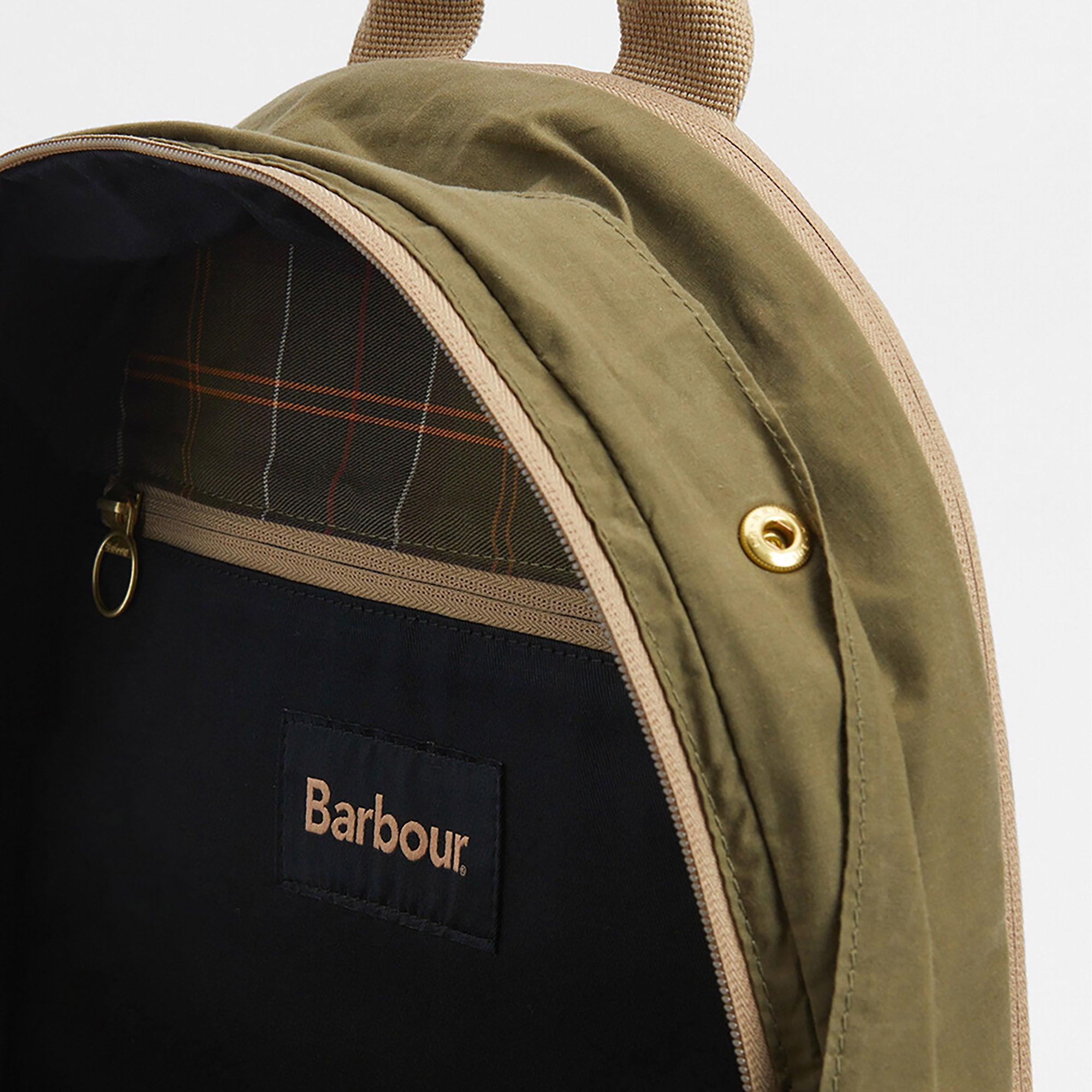 Product image 10 of 13 of Barbour Transport Zip Closure Backpack Bag - Dusky Green