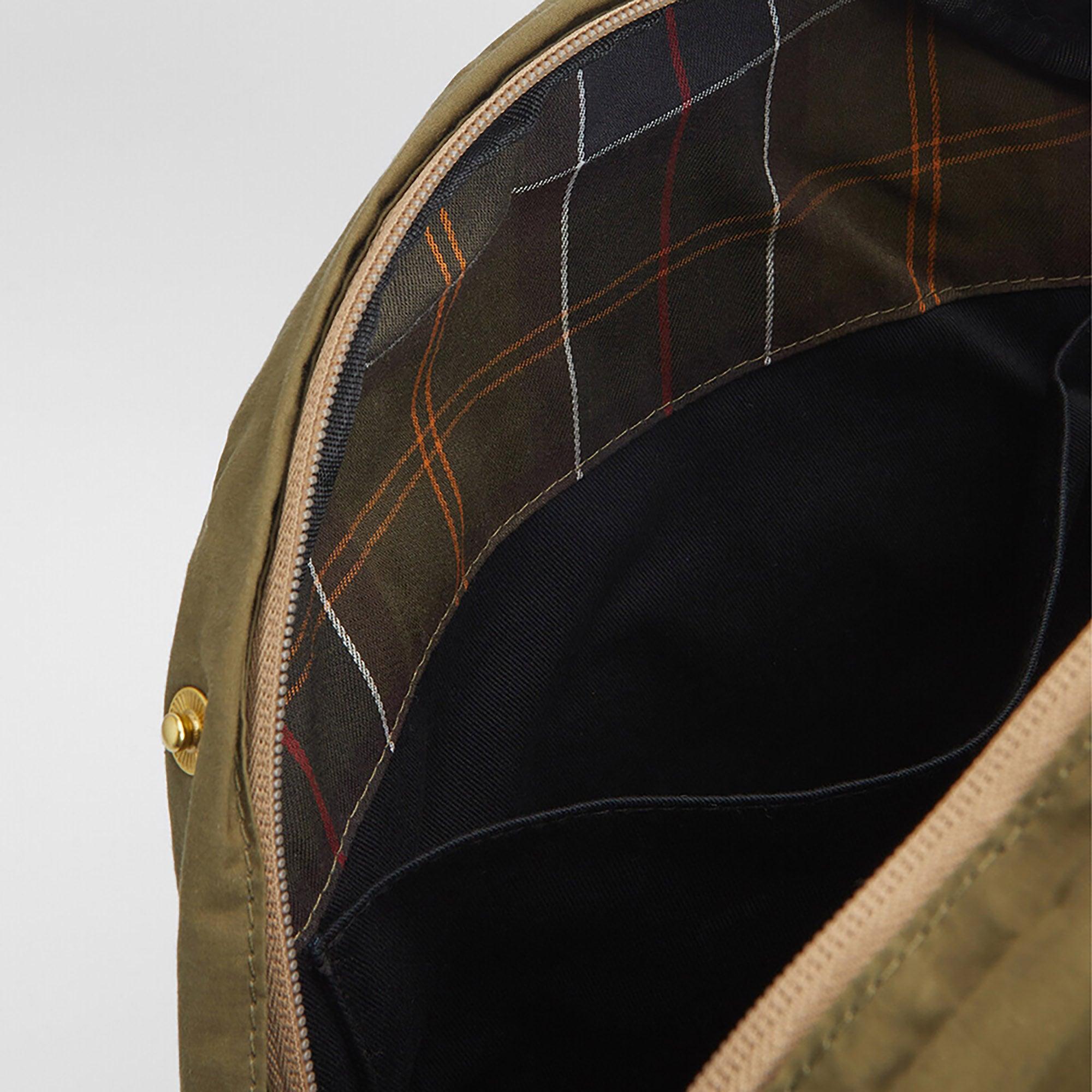 Product image 11 of 13 of Barbour Transport Zip Closure Backpack Bag - Dusky Green