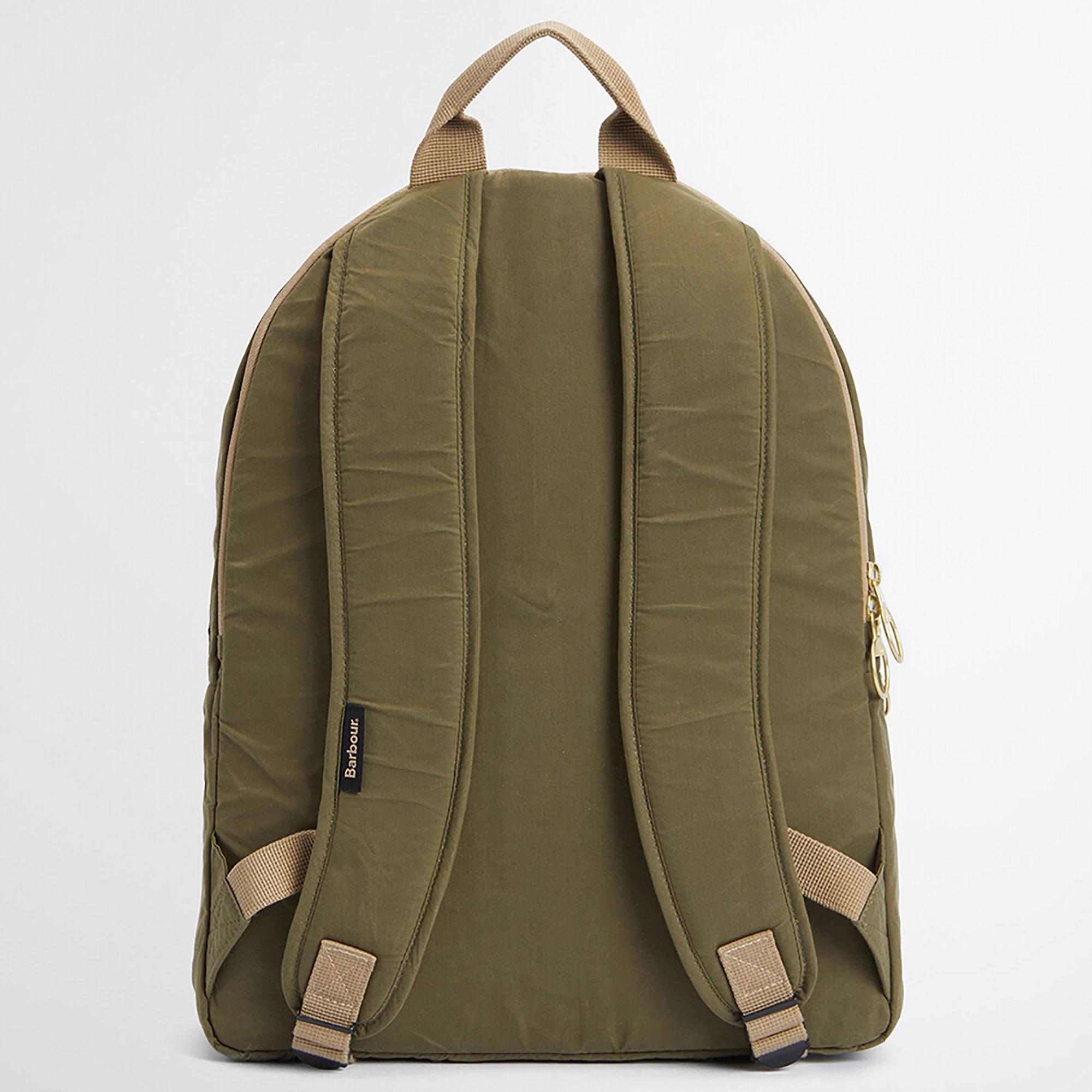 Product image 3 of 13 of Barbour Transport Zip Closure Backpack Bag - Dusky Green