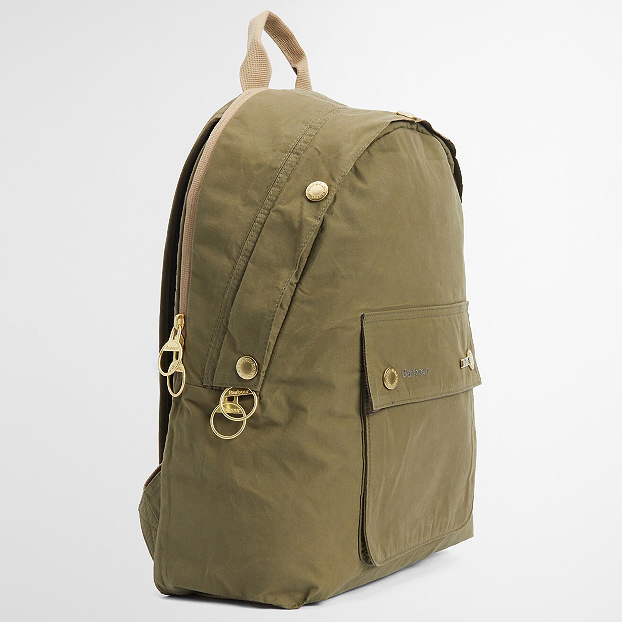 Product image 5 of 13 of Barbour Transport Zip Closure Backpack Bag - Dusky Green