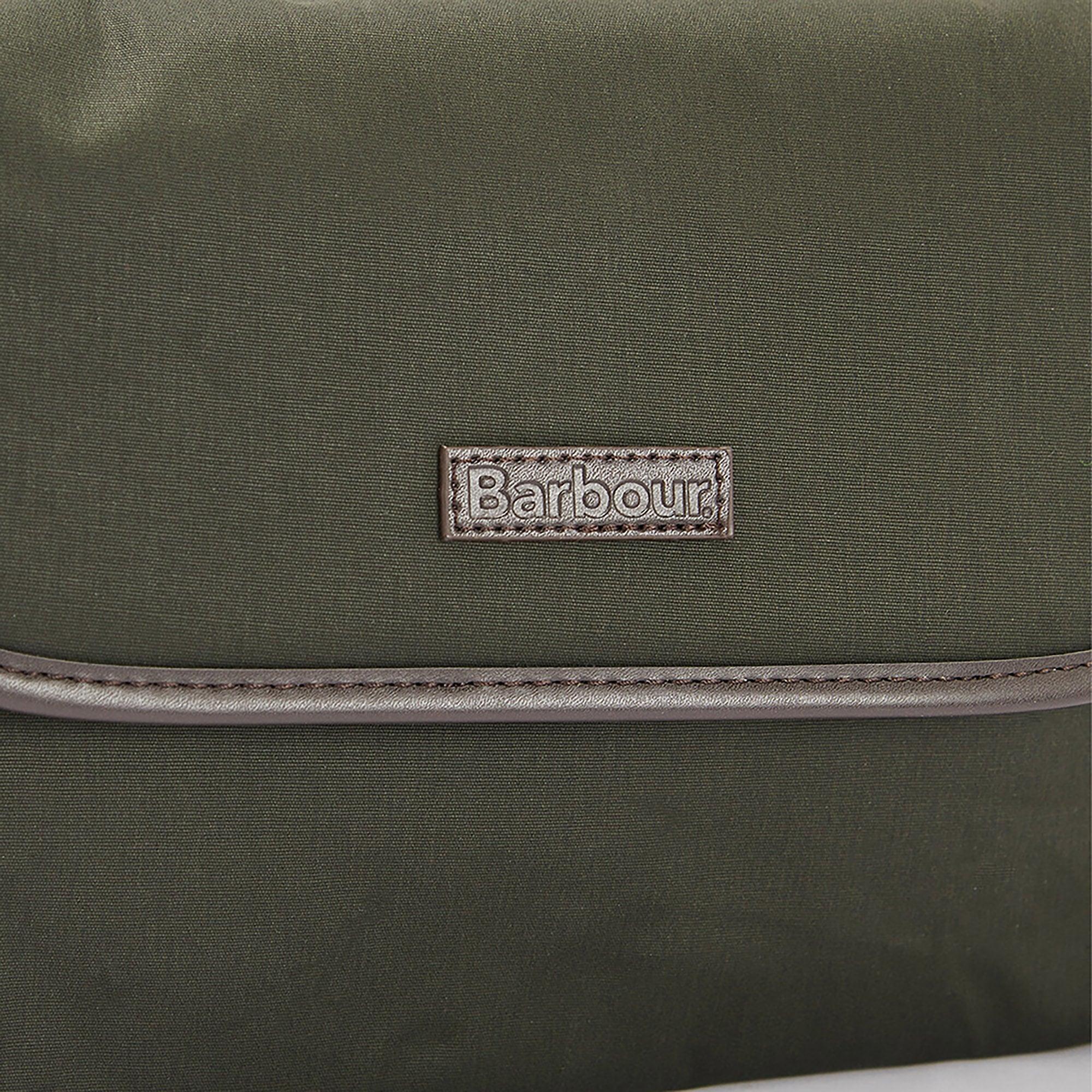 Product image 3 of 7 of Barbour Wax Hanging Washbag - Olive