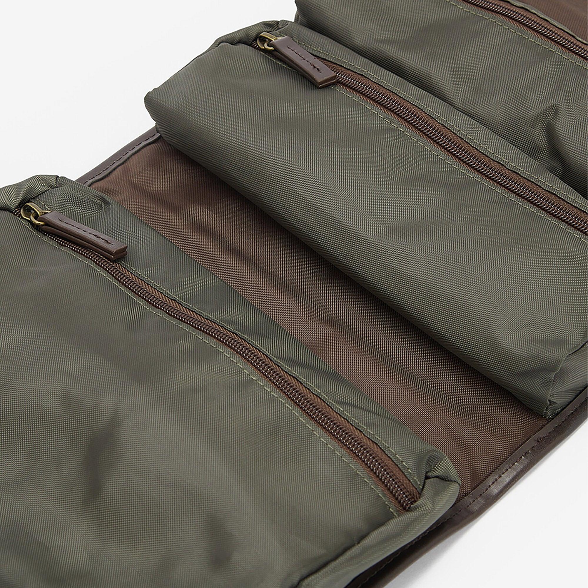Product image 6 of 7 of Barbour Wax Hanging Washbag - Olive
