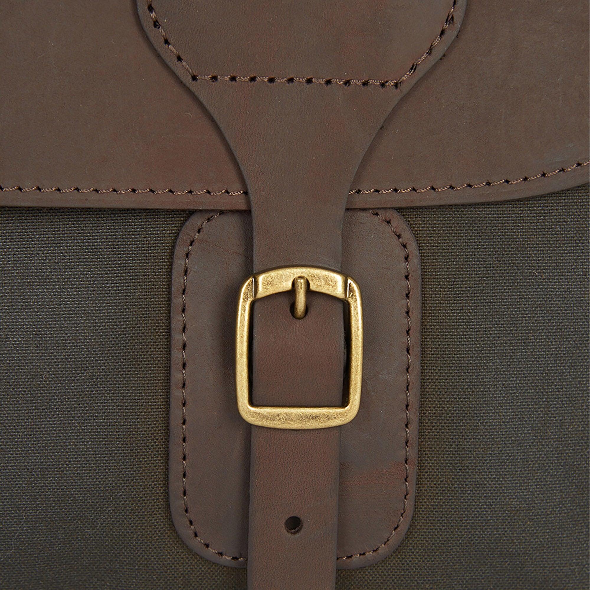 Product image 5 of 7 of Barbour Wax Leather Briefcase - Olive