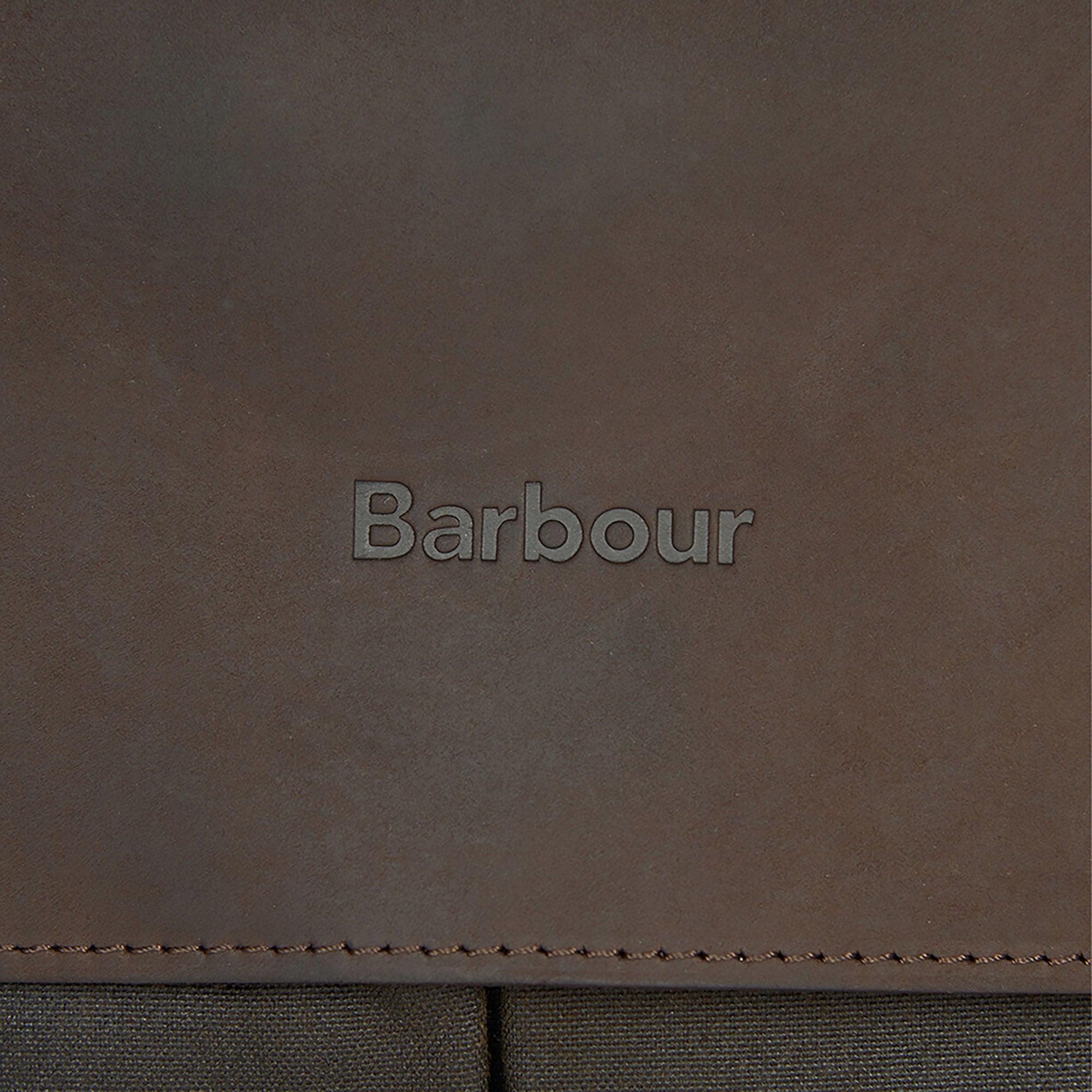 Product image 6 of 7 of Barbour Wax Leather Briefcase - Olive