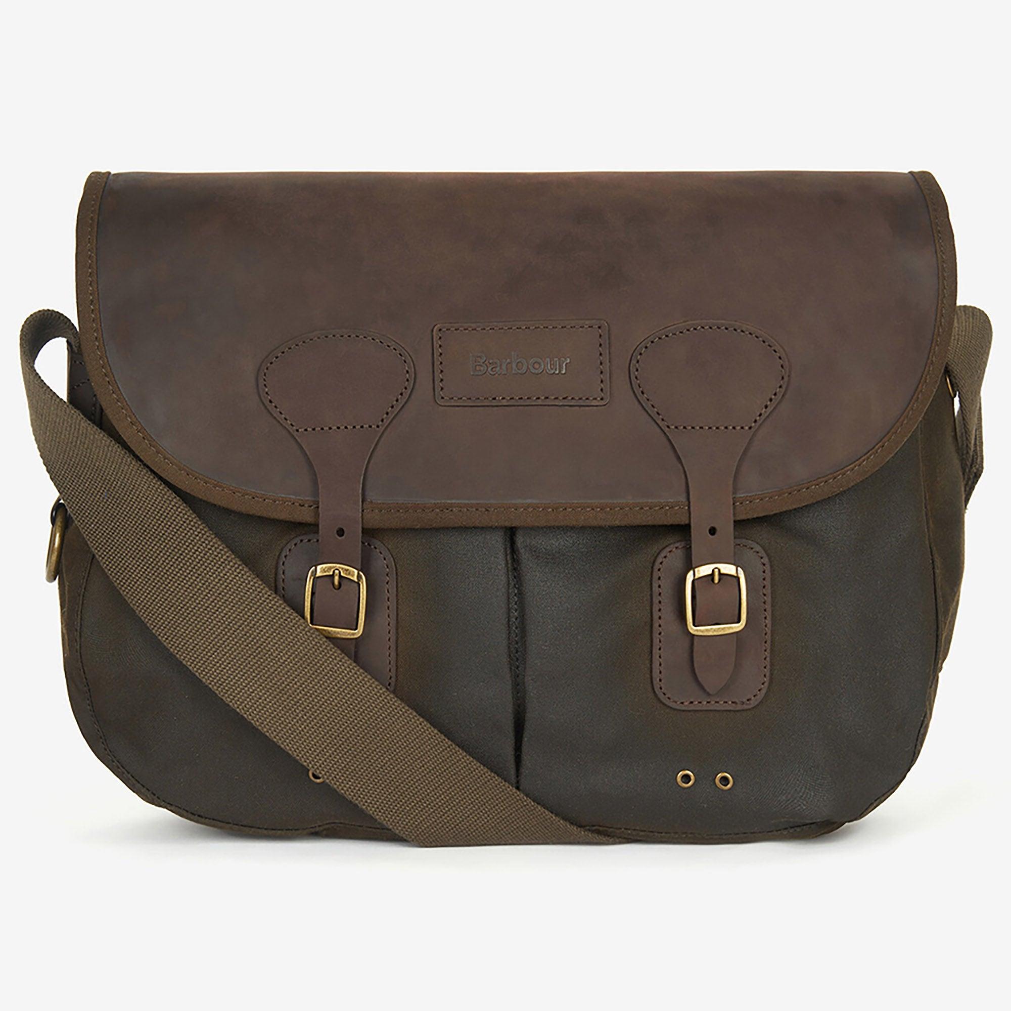 Product image 8 of 8 of Barbour Wax Leather Tarras Bag - Olive