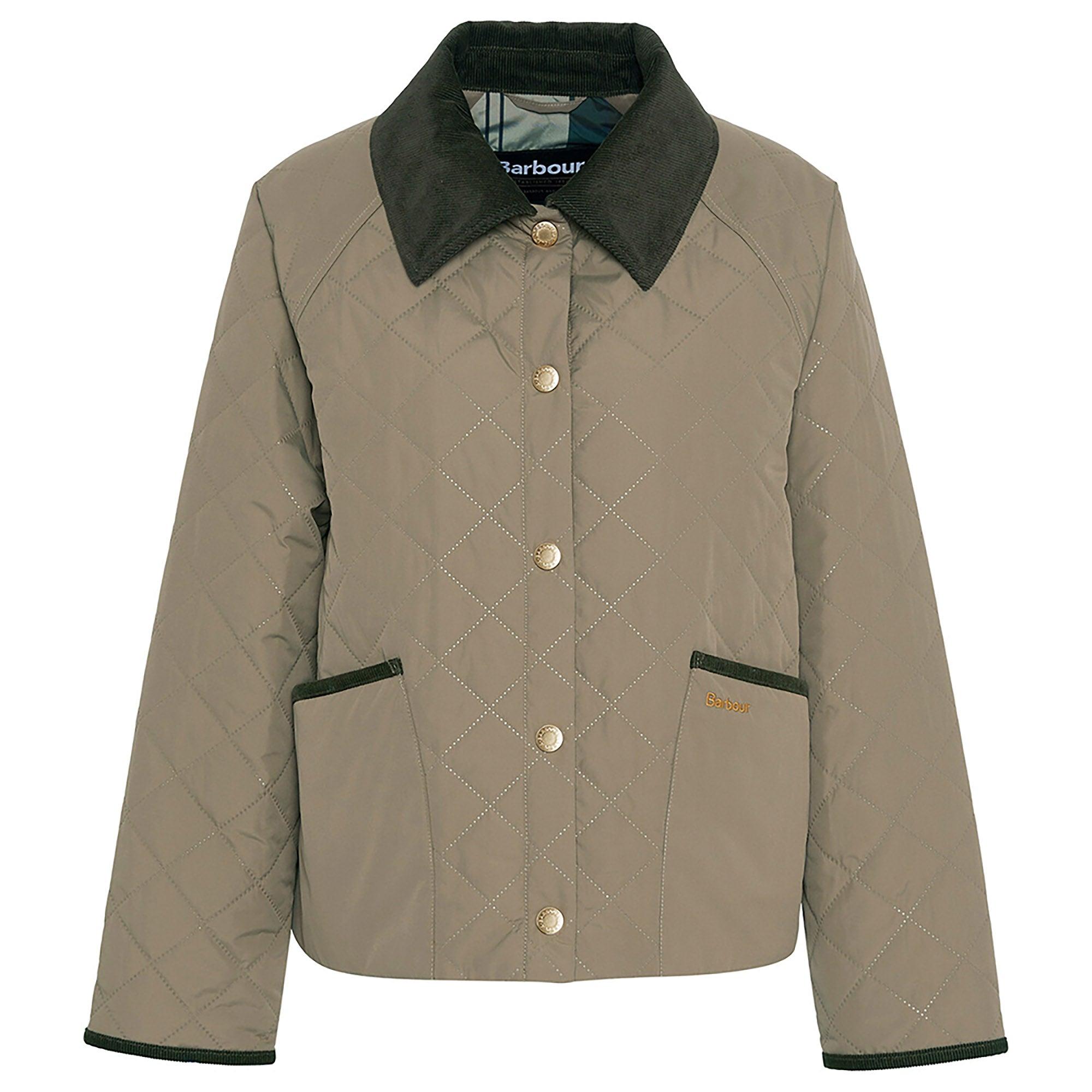 Product image 1 of 7 of Barbour Women's Anise Quilted Jacket - Dusky Green/Ancient Tartan