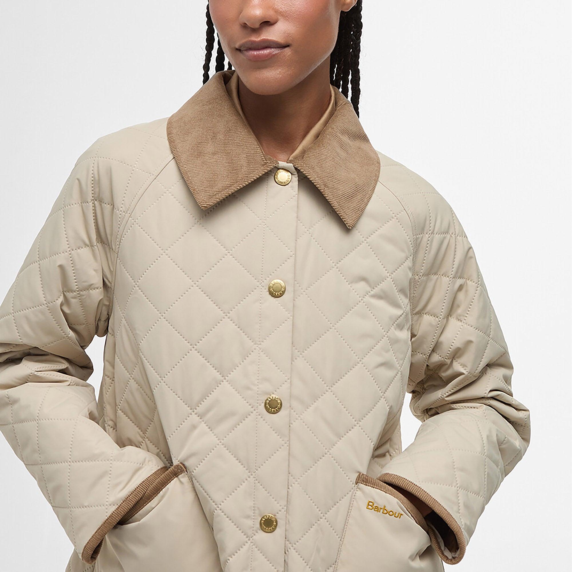 Product image 5 of 7 of Barbour Women's Anise Quilted Jacket - Light Sand/Ancient Tartan