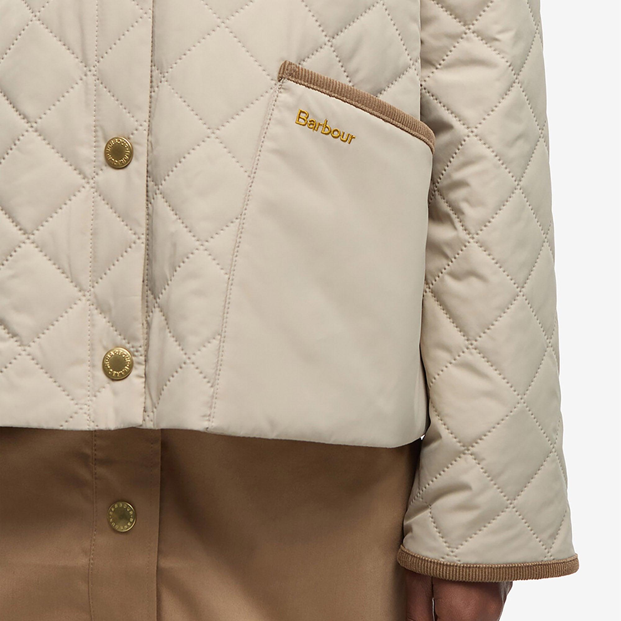 Product image 7 of 7 of Barbour Women's Anise Quilted Jacket - Light Sand/Ancient Tartan