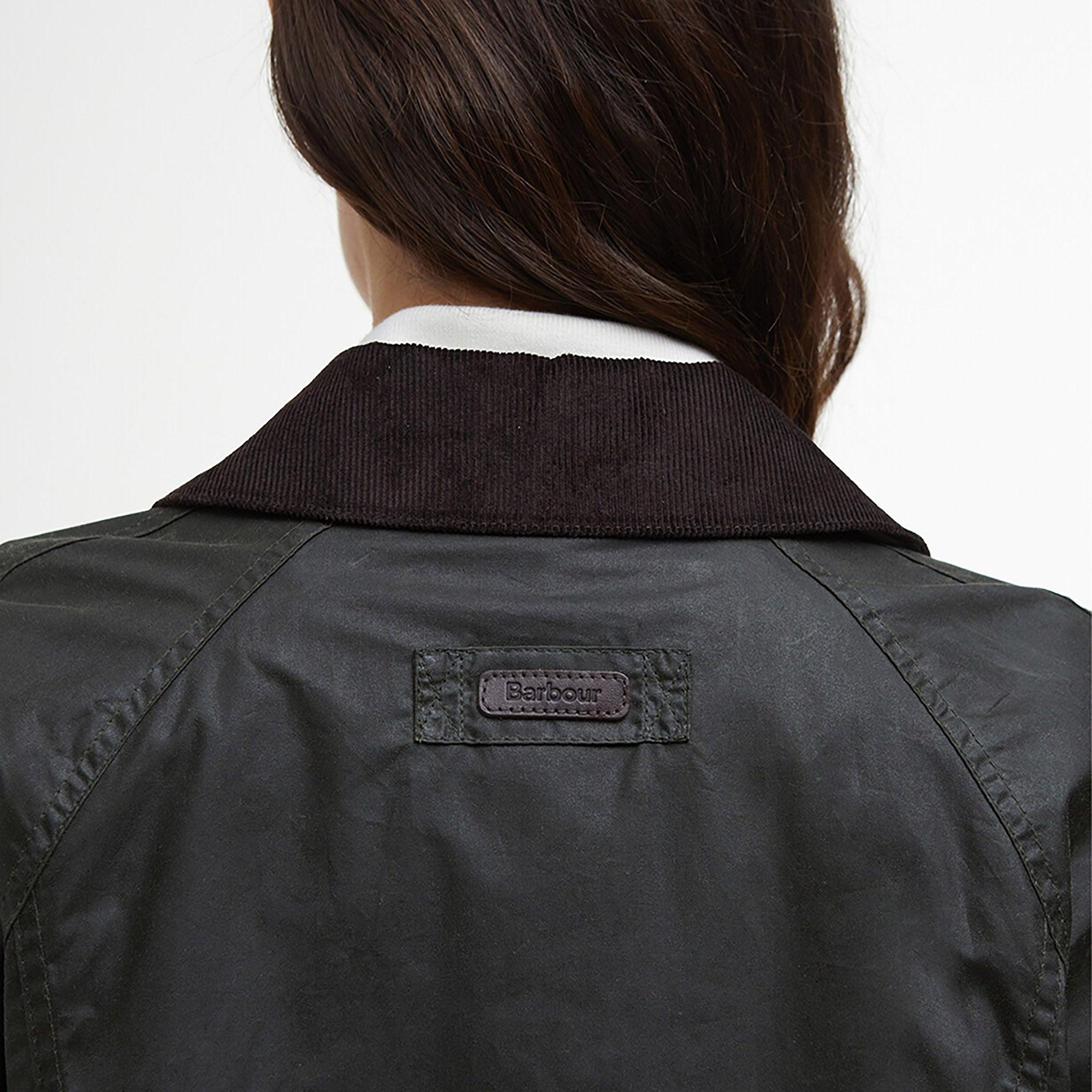 Product image 8 of 9 of Barbour Women's Arlo Utility Wax Jacket - Archive Olive/Ancient Tartan