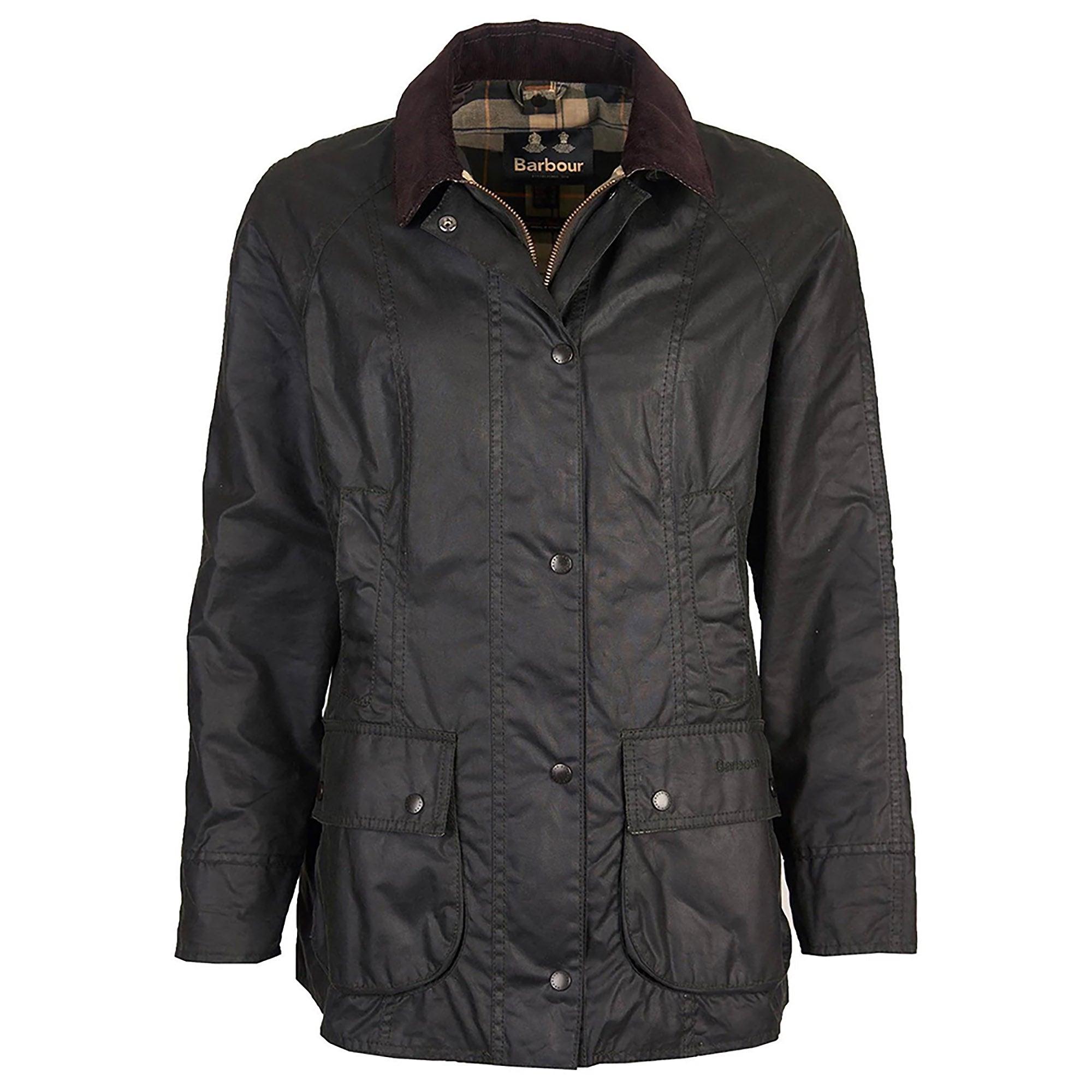 Product image 1 of 7 of Barbour Women's Beadnell Waxed Jacket - Sage