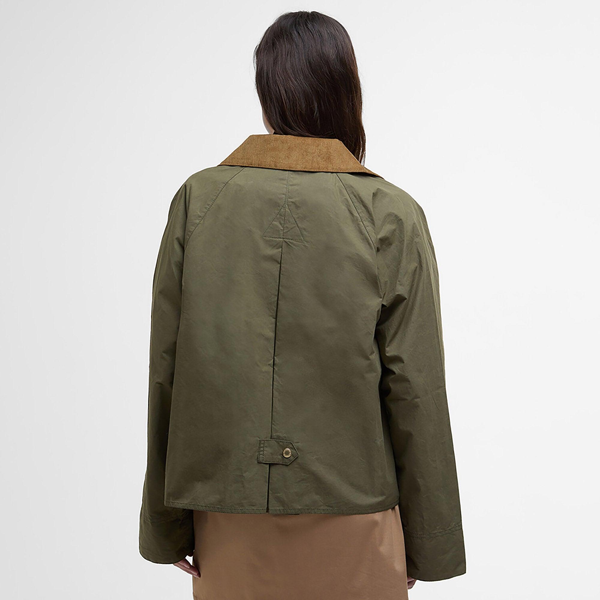 Product image 4 of 7 of Barbour Women's Caitlin Showerproof Jacket - Dusky Green/Ancient Tartan