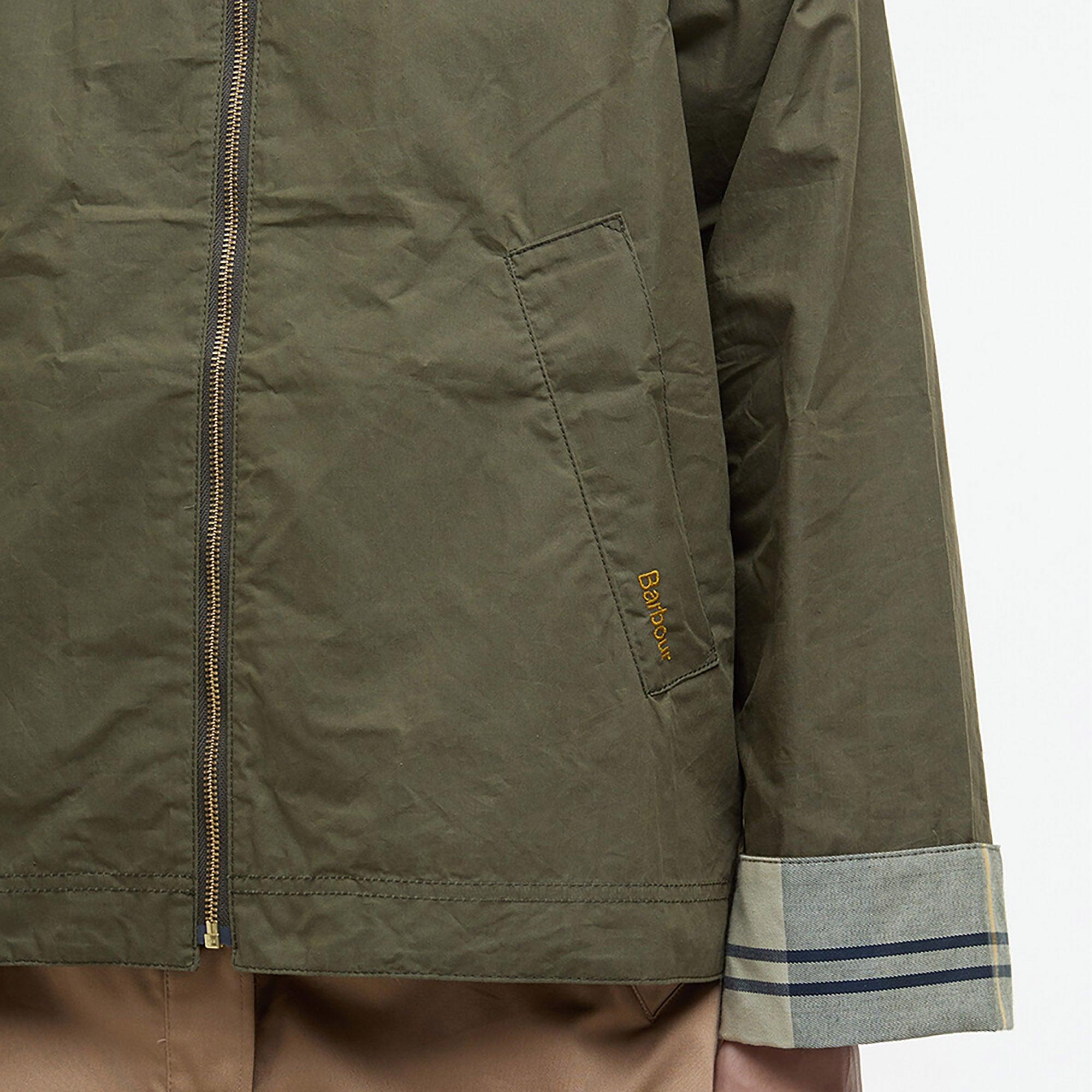 Product image 7 of 7 of Barbour Women's Caitlin Showerproof Jacket - Dusky Green/Ancient Tartan