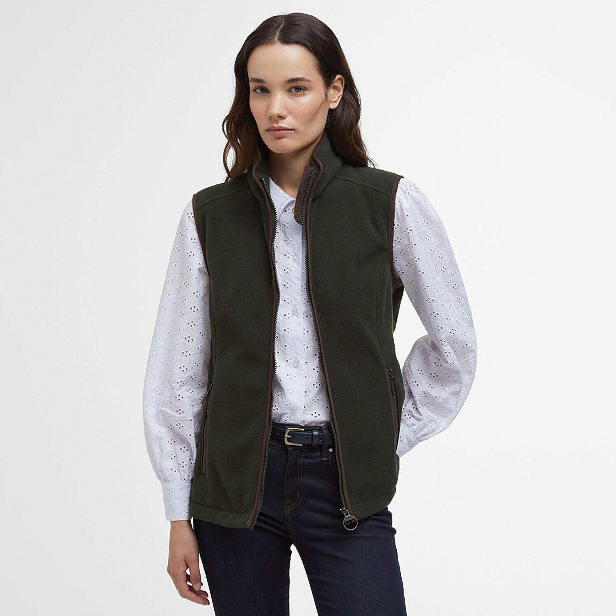 Product image 2 of 8 of Barbour Women's Country Colton Fleece Gilet - Sage