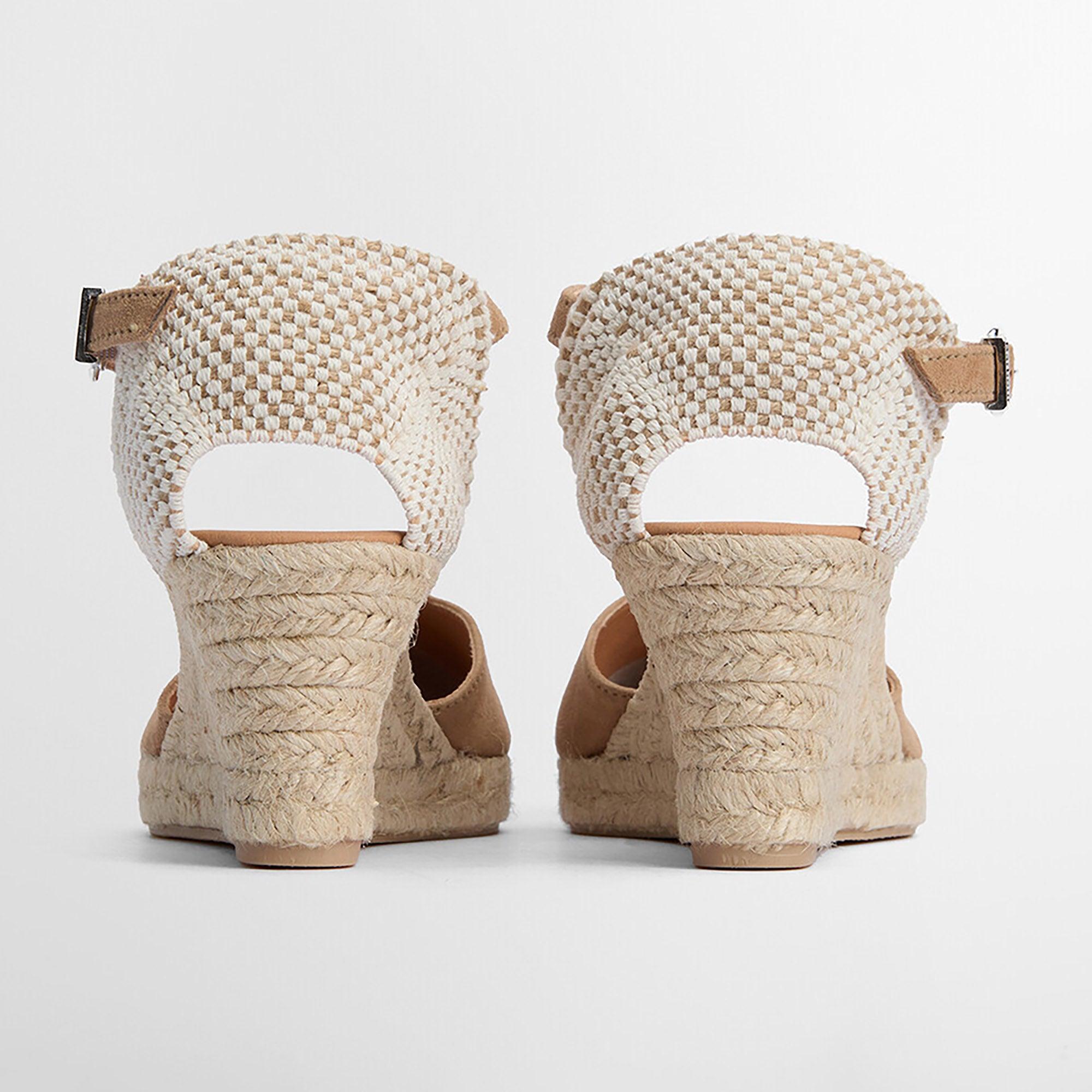 Product image 3 of 6 of Barbour Women's Elder Wedge Espadrilles - Tan Suede