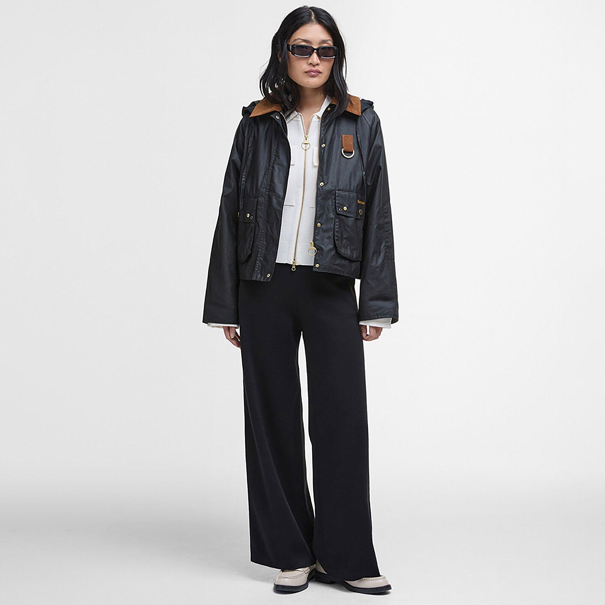 Product image 3 of 7 of Barbour Women's Erma Wax Jacket - Black/Ancient Tartan