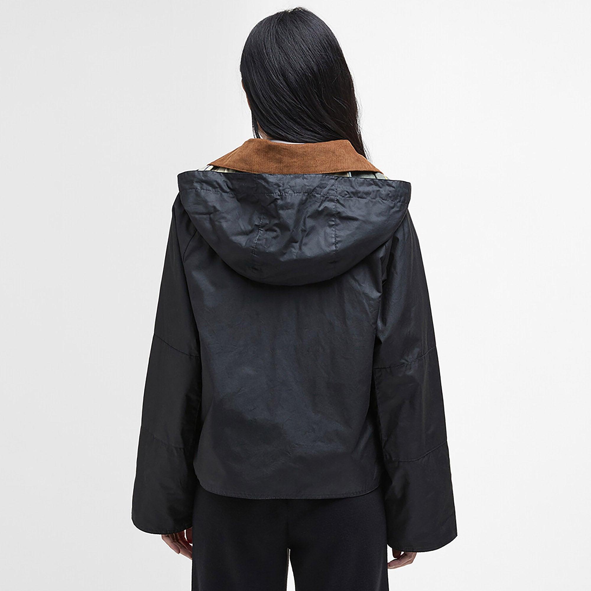 Product image 4 of 7 of Barbour Women's Erma Wax Jacket - Black/Ancient Tartan