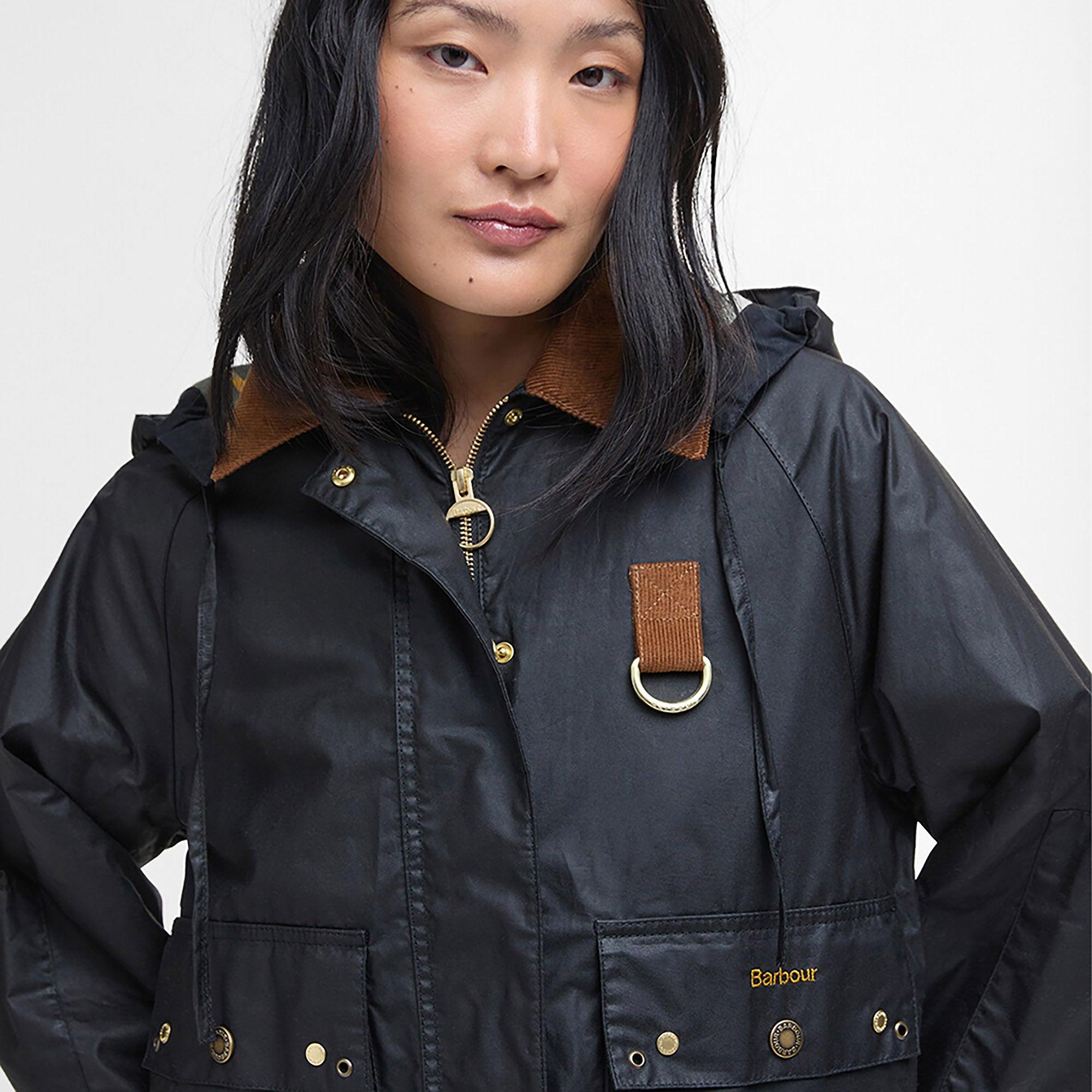 Product image 5 of 7 of Barbour Women's Erma Wax Jacket - Black/Ancient Tartan