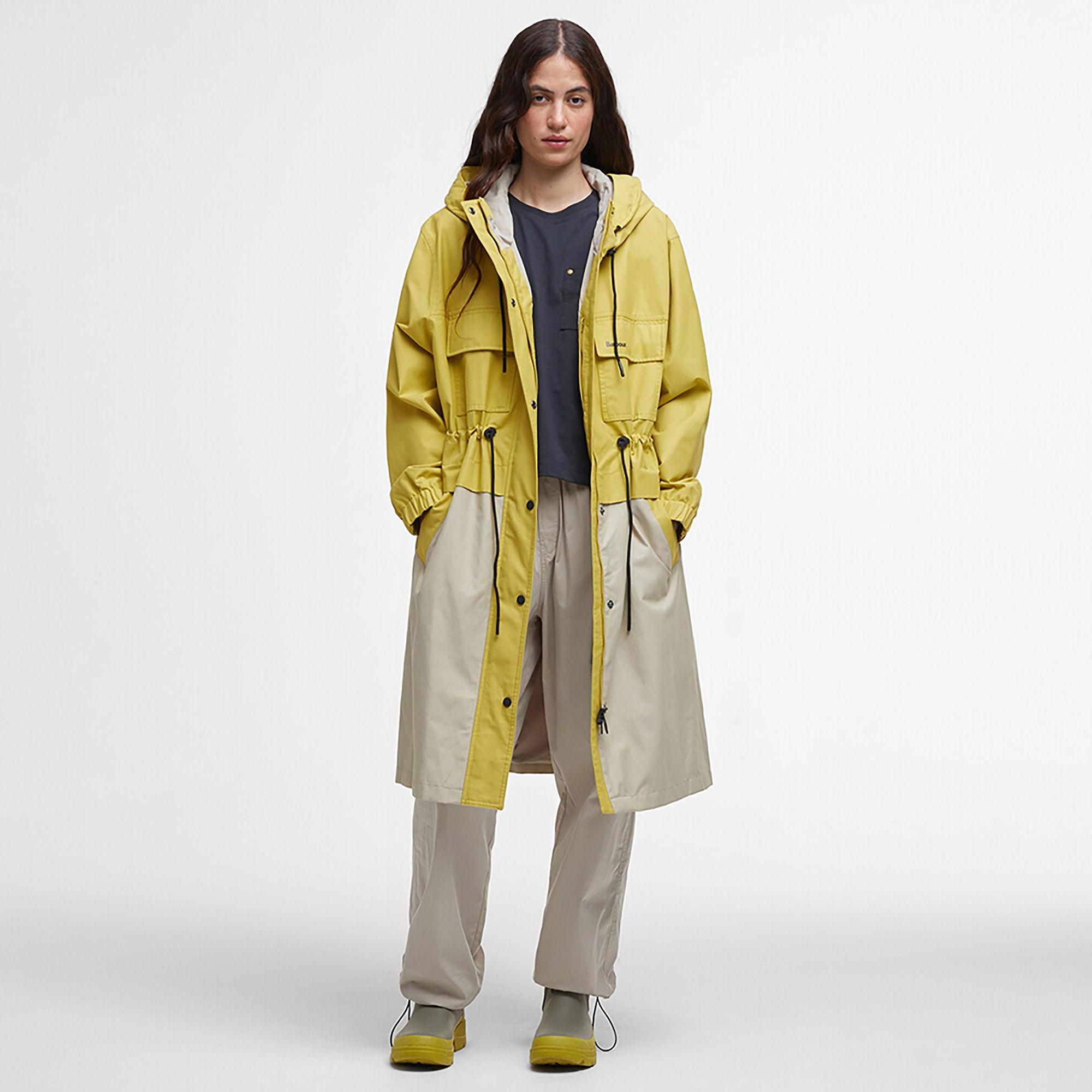 Product image 2 of 8 of Barbour Women's Evie Showerproof Parka - Limeade/Light Sand