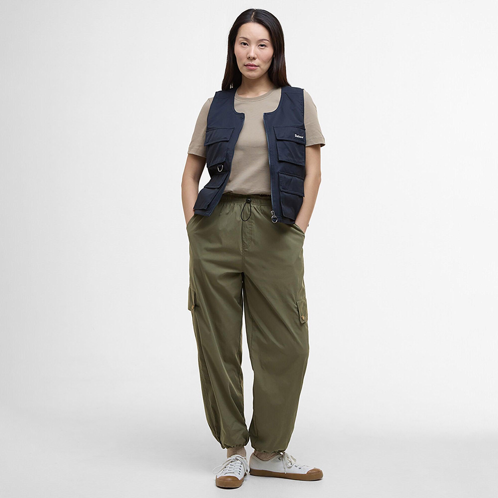 Product image 2 of 9 of Barbour Women's Farne Trousers - Dusky Green