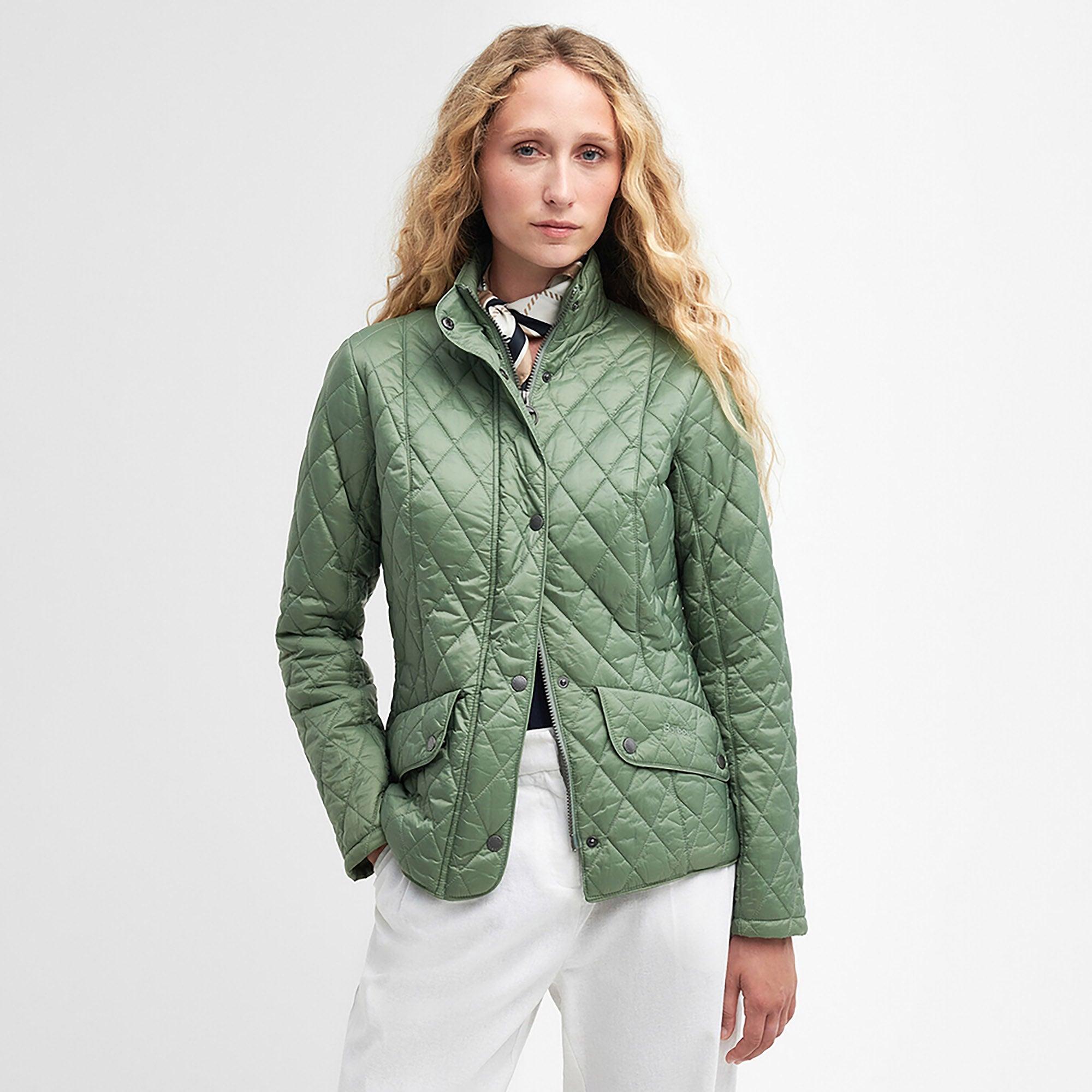 Product image 2 of 6 of Barbour Women's Flyweight Cavalry Quilted Jacket - Bayleaf