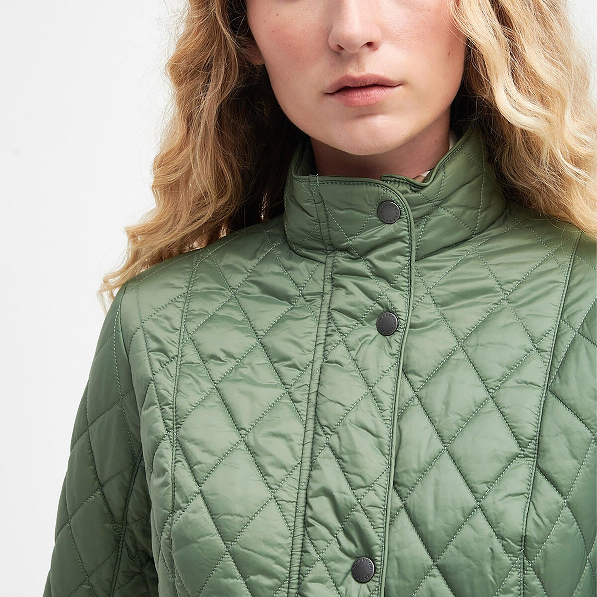 Product image 5 of 6 of Barbour Women's Flyweight Cavalry Quilted Jacket - Bayleaf
