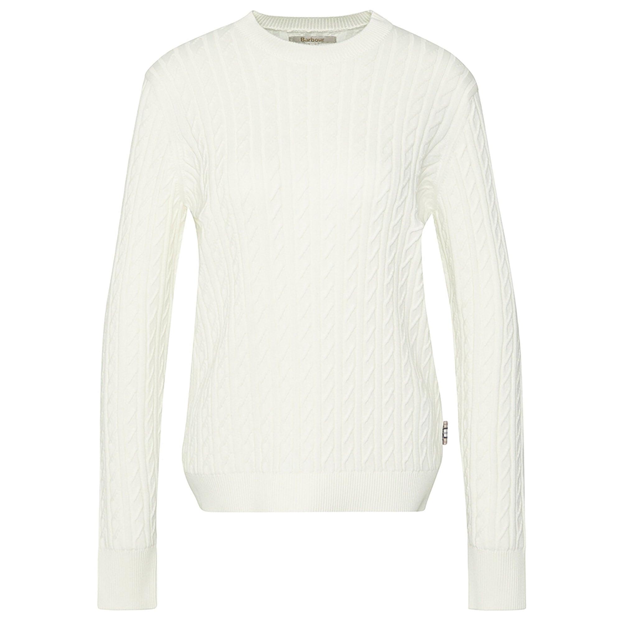 Product image 1 of 7 of Barbour Women's Hartland Crew Knitted Jumper - Cloud