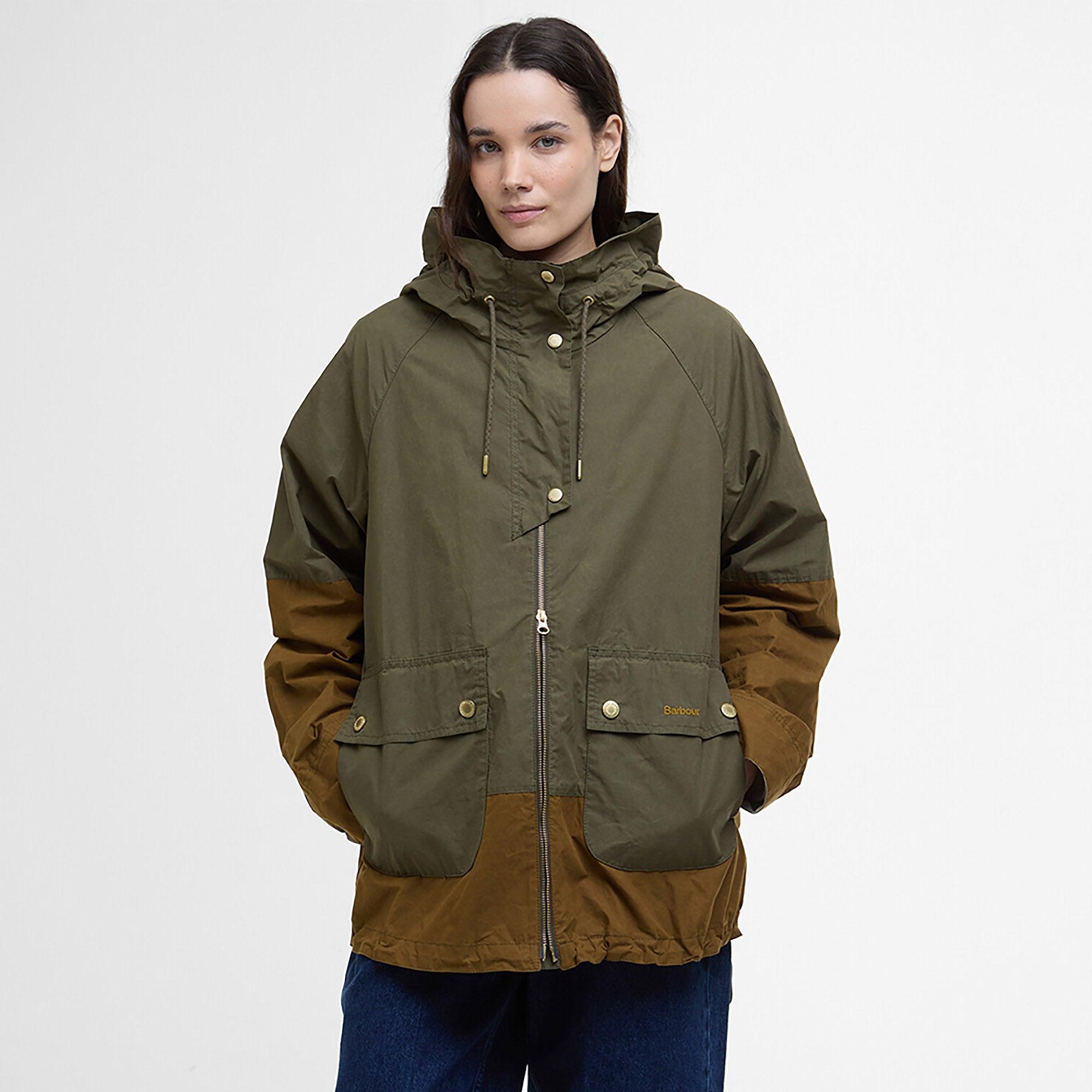 Product image 2 of 6 of Barbour Women's Hayley Showerproof Jacket - Dusky Green/Ancient Tartan