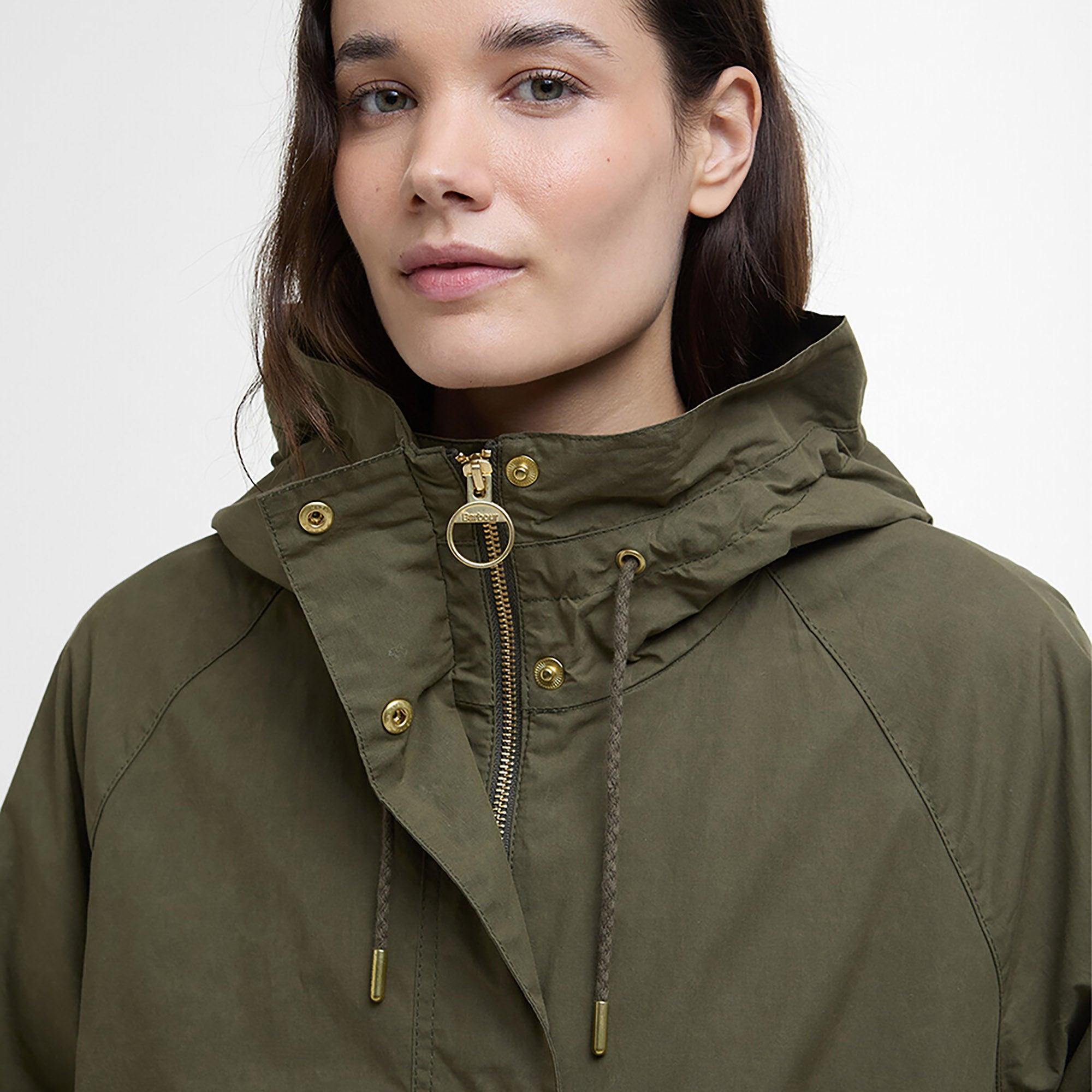 Product image 5 of 6 of Barbour Women's Hayley Showerproof Jacket - Dusky Green/Ancient Tartan