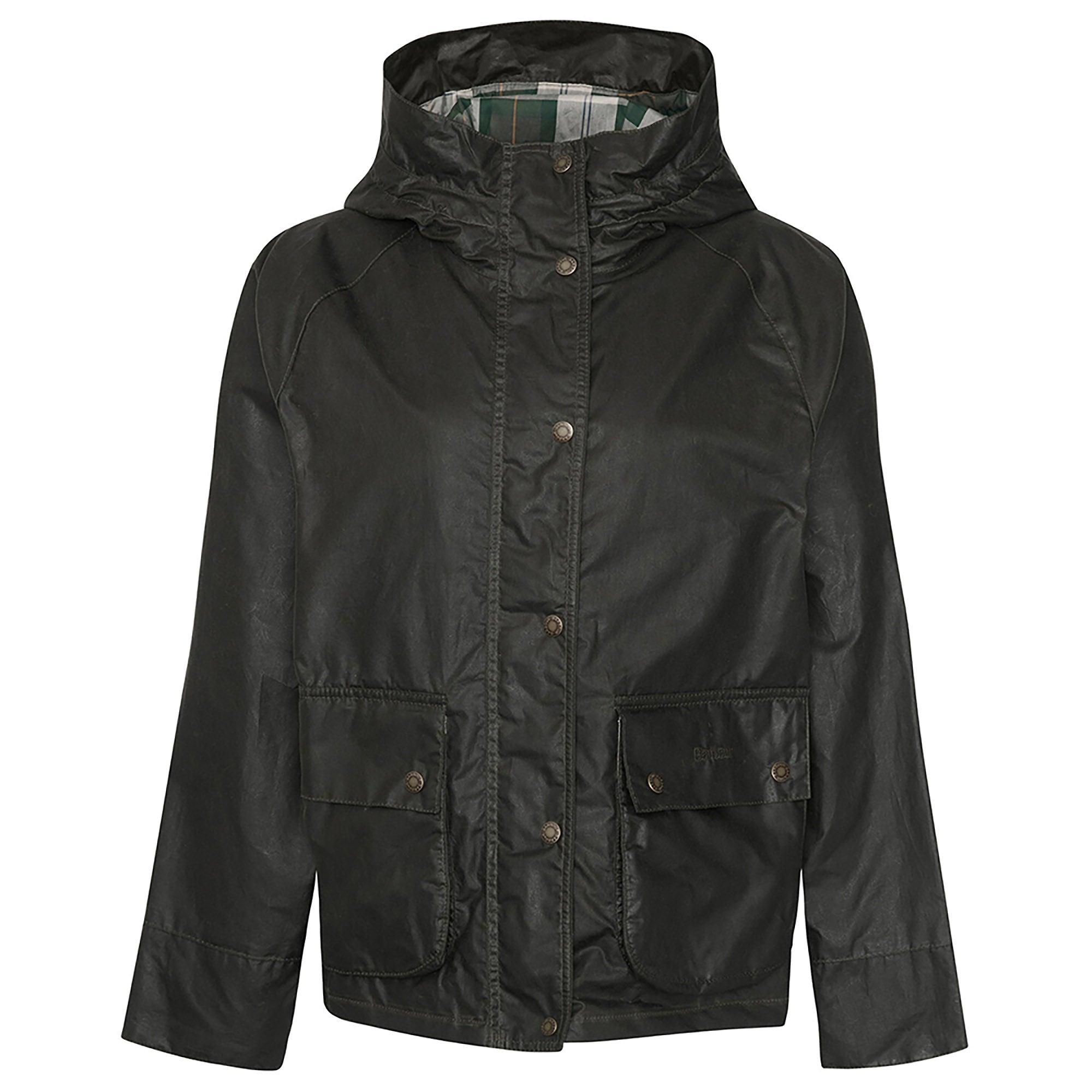 Product image 1 of 8 of Barbour Women's Hollies Wax Jacket - Archive Olive/Ancient Tartan