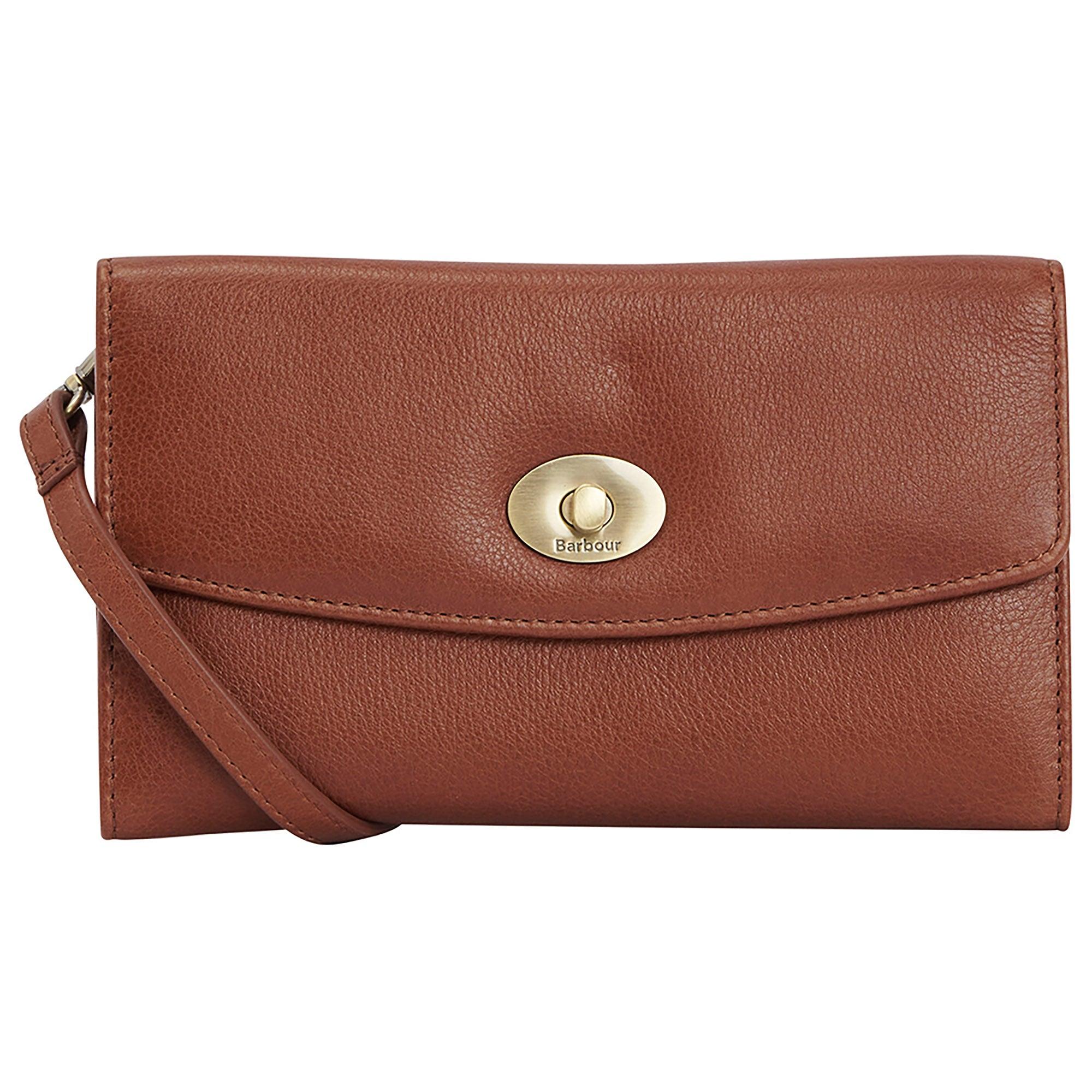 Product image 1 of 8 of Barbour Women's Isla Leather Travel Purse - Brown