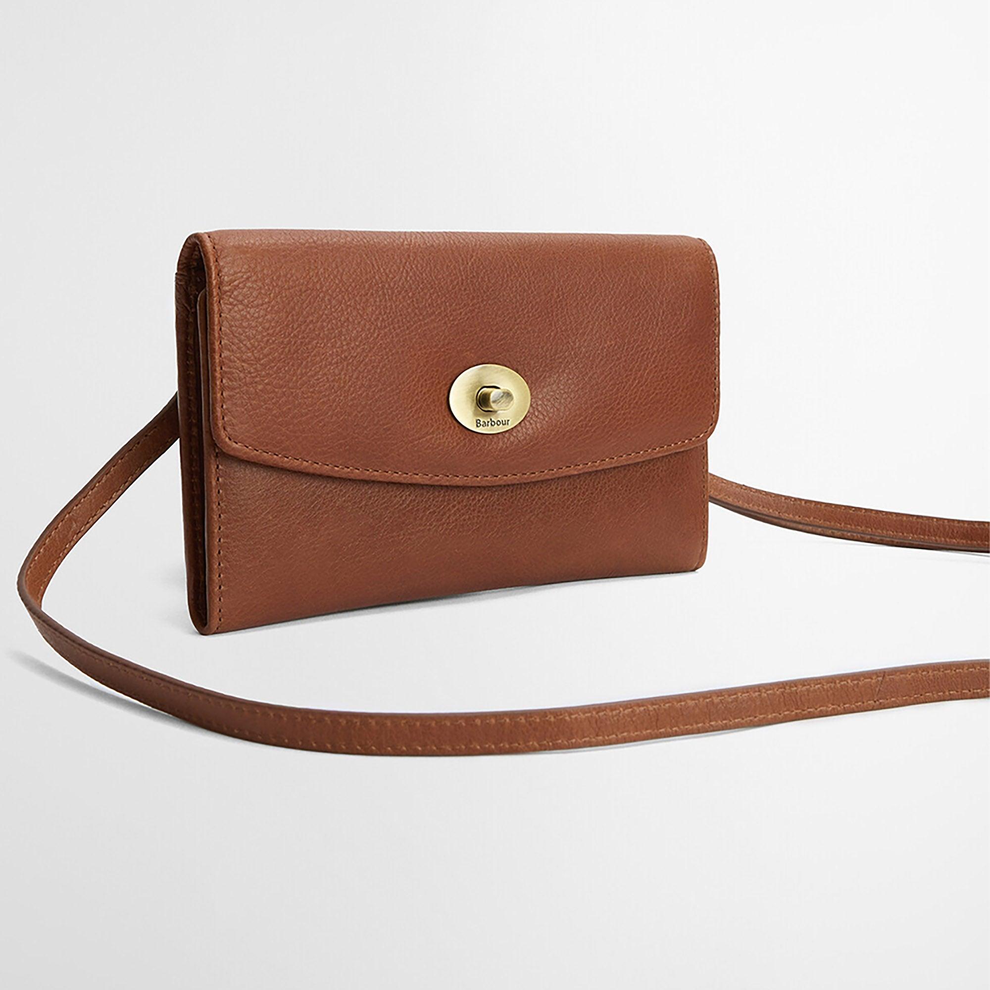 Product image 3 of 8 of Barbour Women's Isla Leather Travel Purse - Brown
