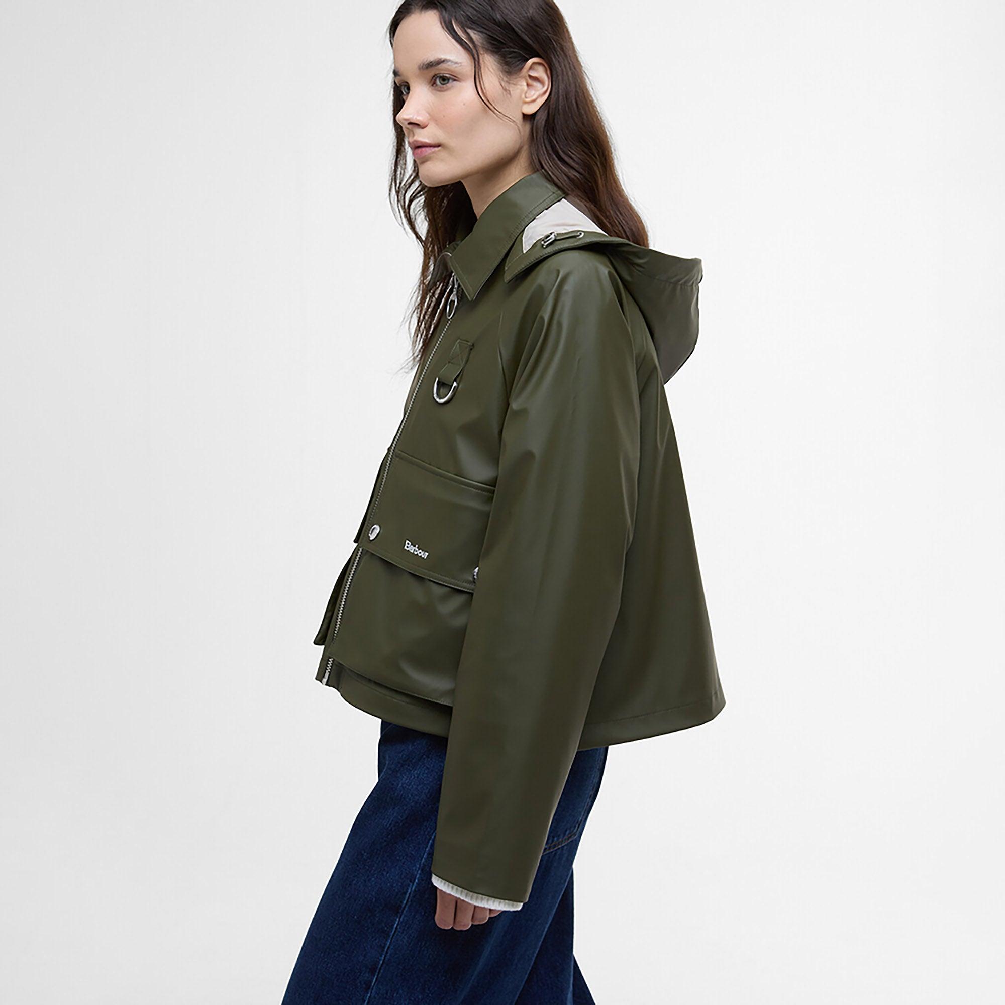 Product image 6 of 7 of Barbour Women's June Showerproof Jacket - Deep Olive