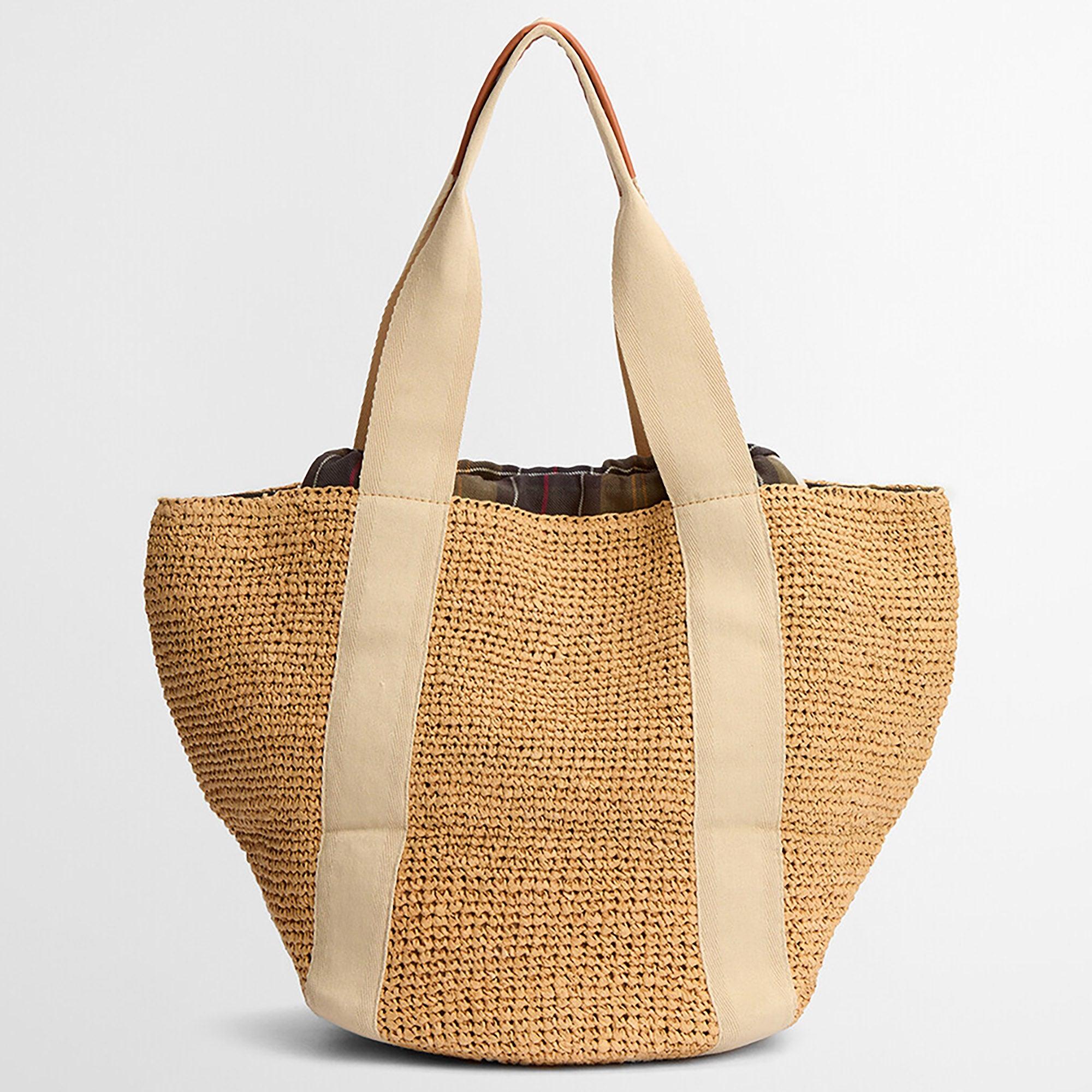 関税込◆Barbour Lily ビーチトートバッグ Barbour Women's Lily Beach Tote Bag - Natural | British Attire