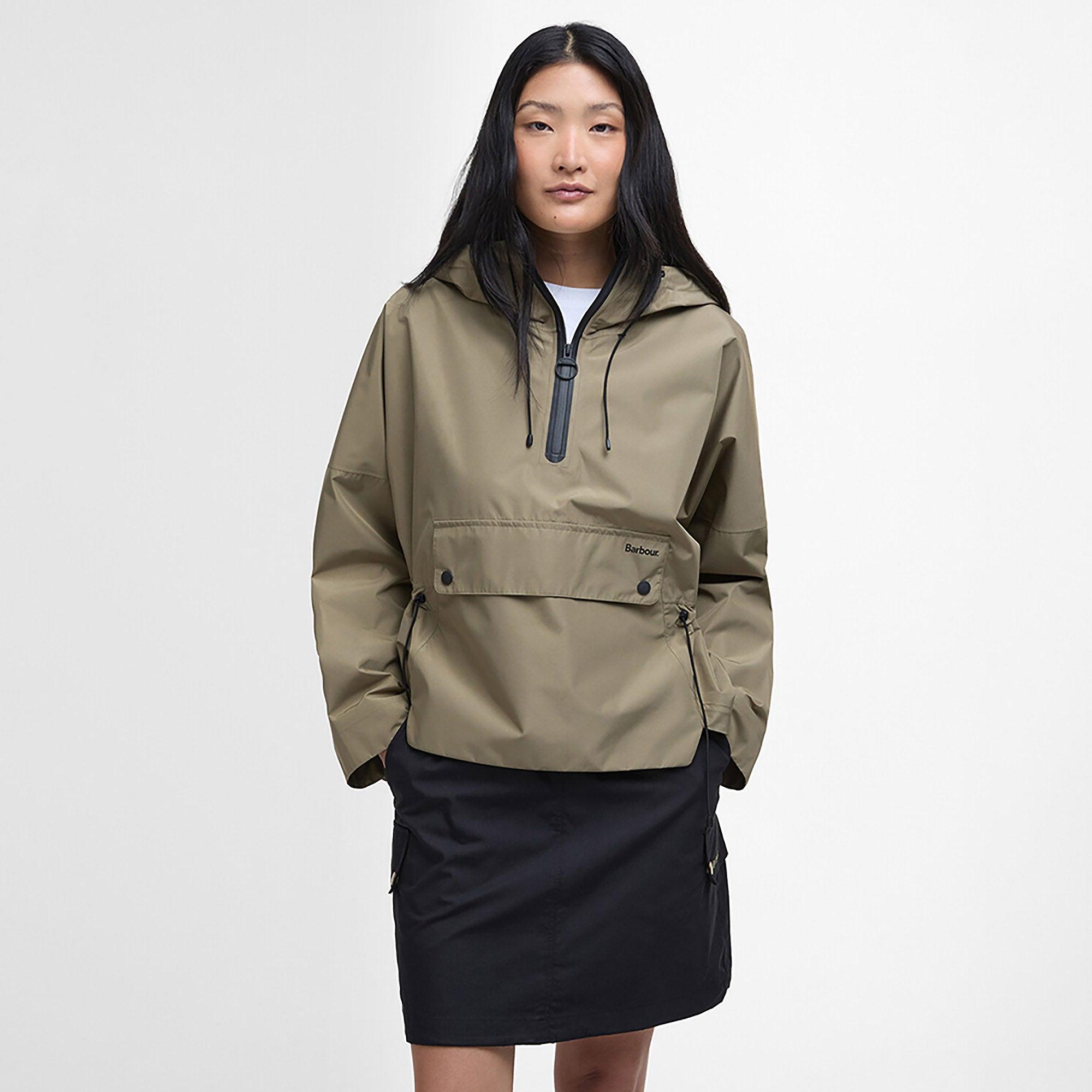 Product image 2 of 7 of Barbour Women's Lola Waterproof Smock Jacket - Dusky Green